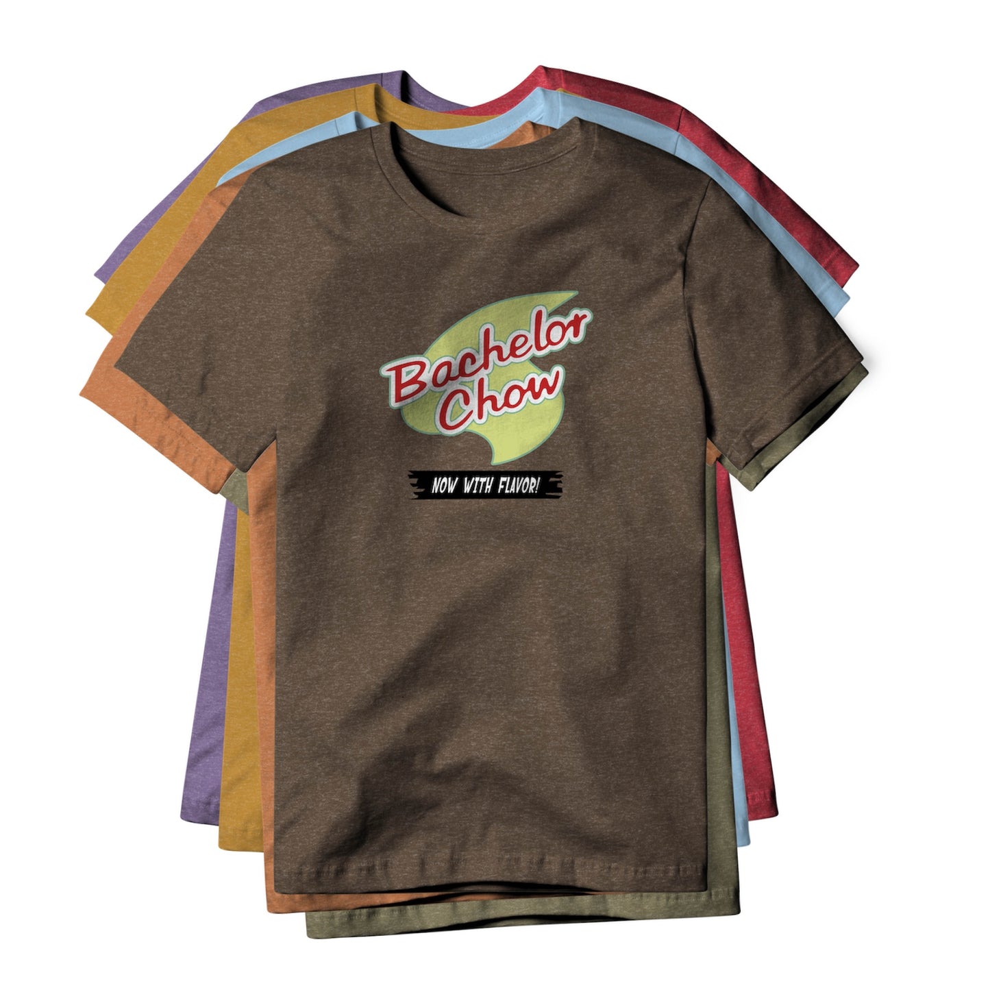 Bachelor Chow Logo : Futurama Show, Cotton/Poly Blend Tee