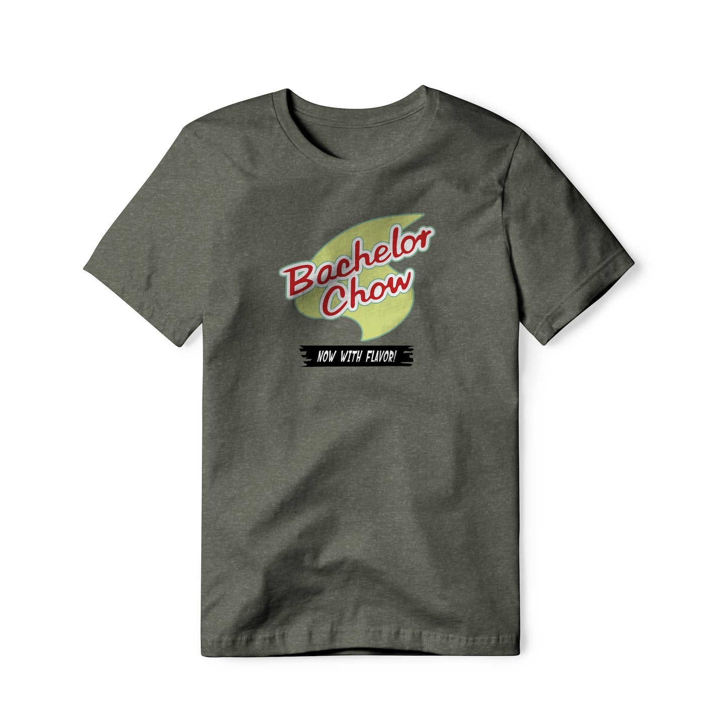 Bachelor Chow Logo : Futurama Show, Cotton/Poly Blend Tee