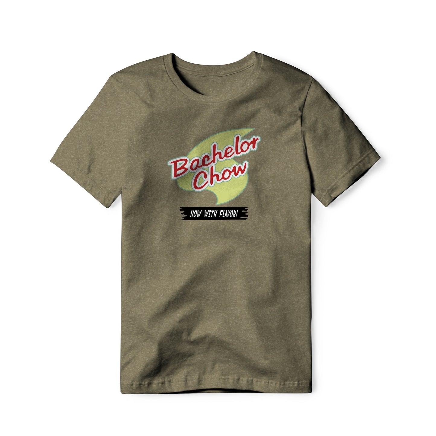Bachelor Chow Logo : Futurama Show, Cotton/Poly Blend Tee