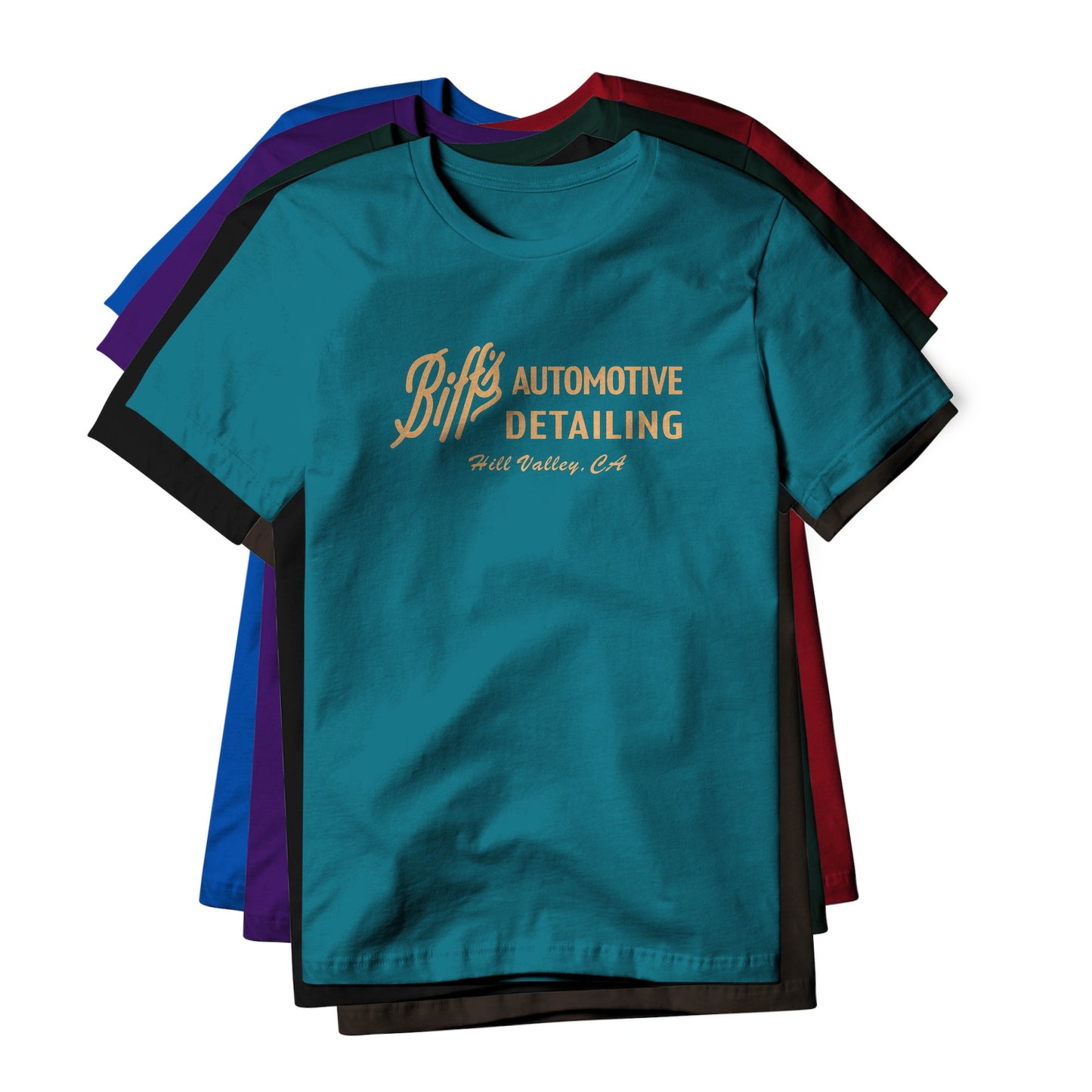 Biff's Automotive Detailing Logo : Back To The Future Movie, Classic Cotton Tee