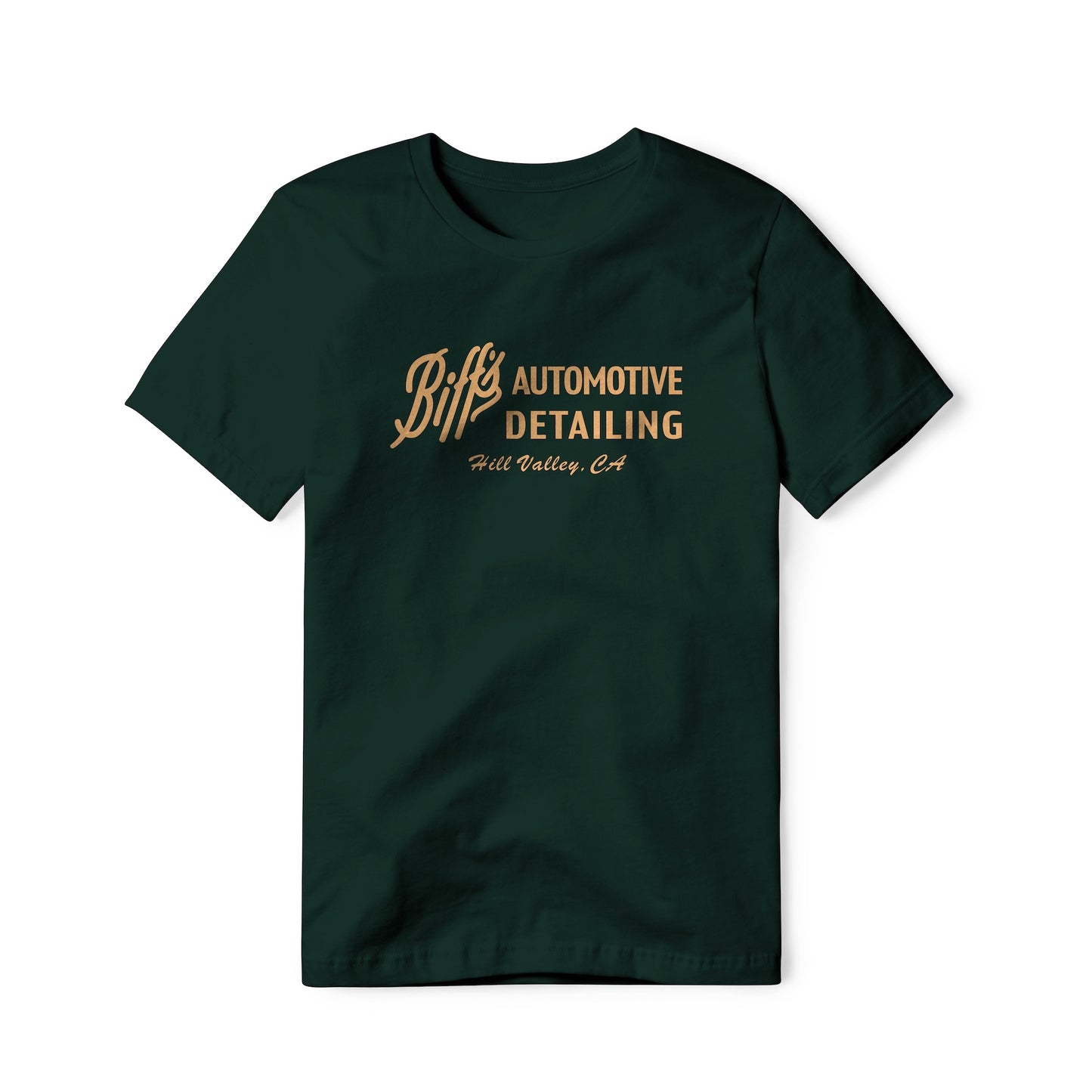 Biff's Automotive Detailing Logo : Back To The Future Movie, Classic Cotton Tee