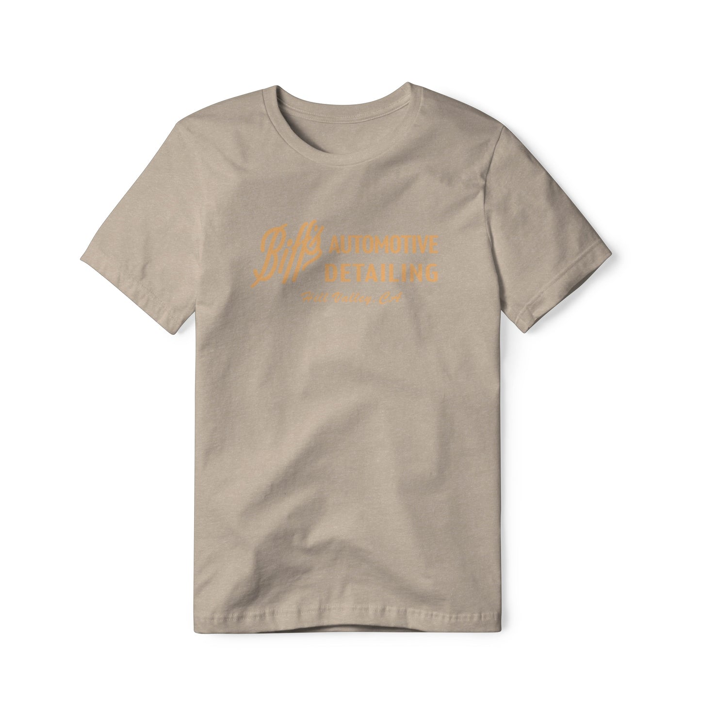 Biff's Automotive Detailing Logo : Back To The Future Movie, Cotton/Poly Blend Tee