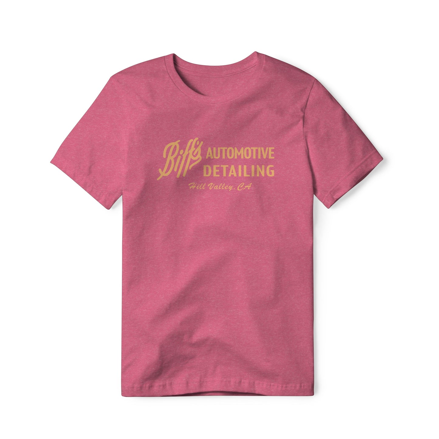 Biff's Automotive Detailing Logo : Back To The Future Movie, Cotton/Poly Blend Tee