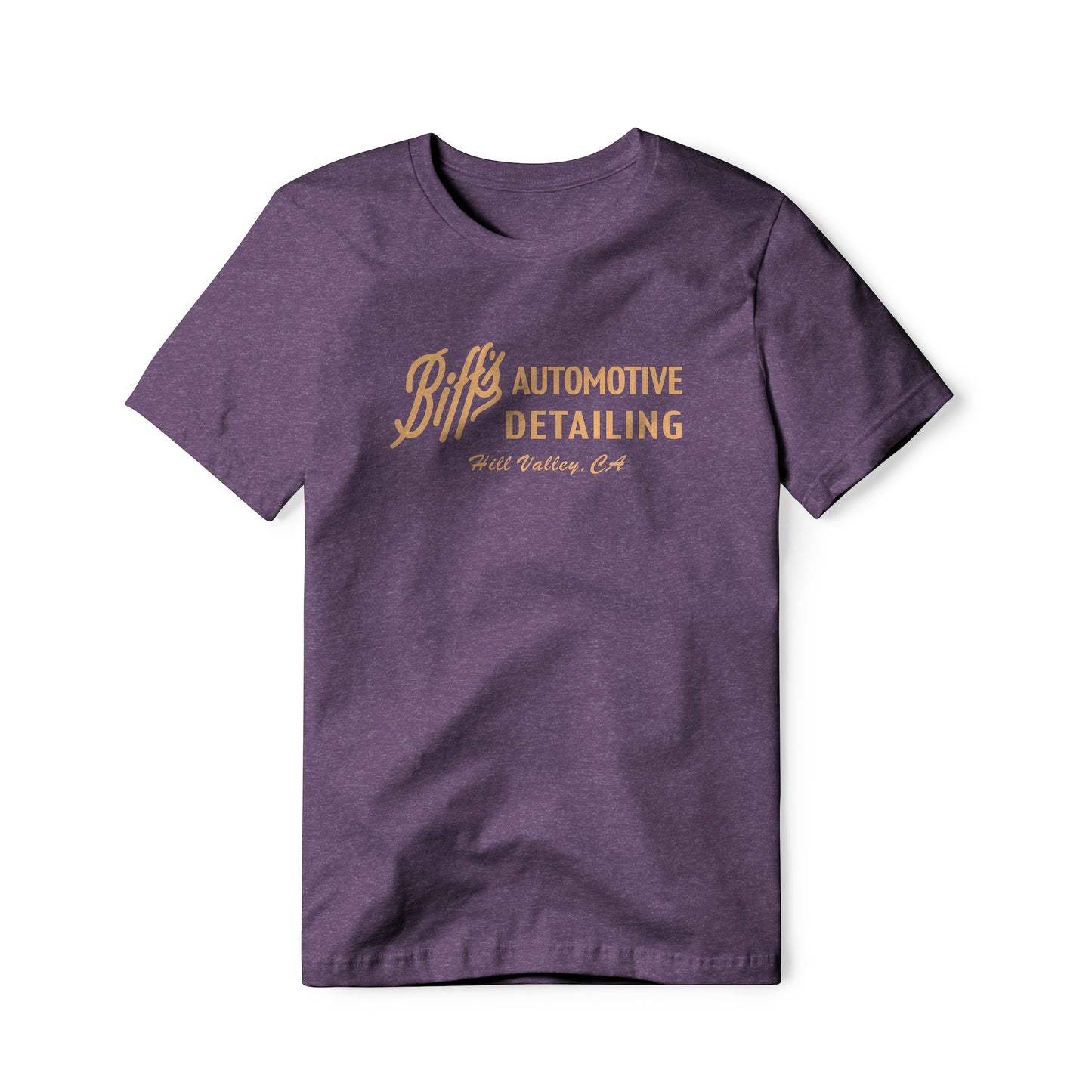 Biff's Automotive Detailing Logo : Back To The Future Movie, Cotton/Poly Blend Tee