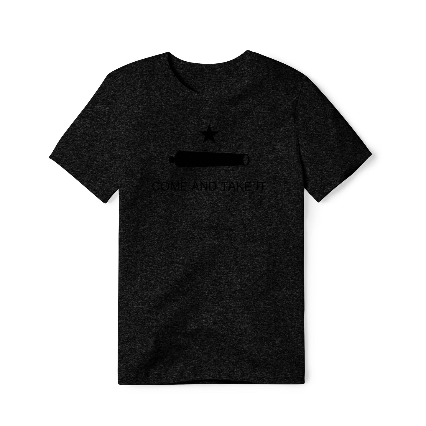 Come And Take It : Cannon (Black), Cotton/Poly Blend Tee