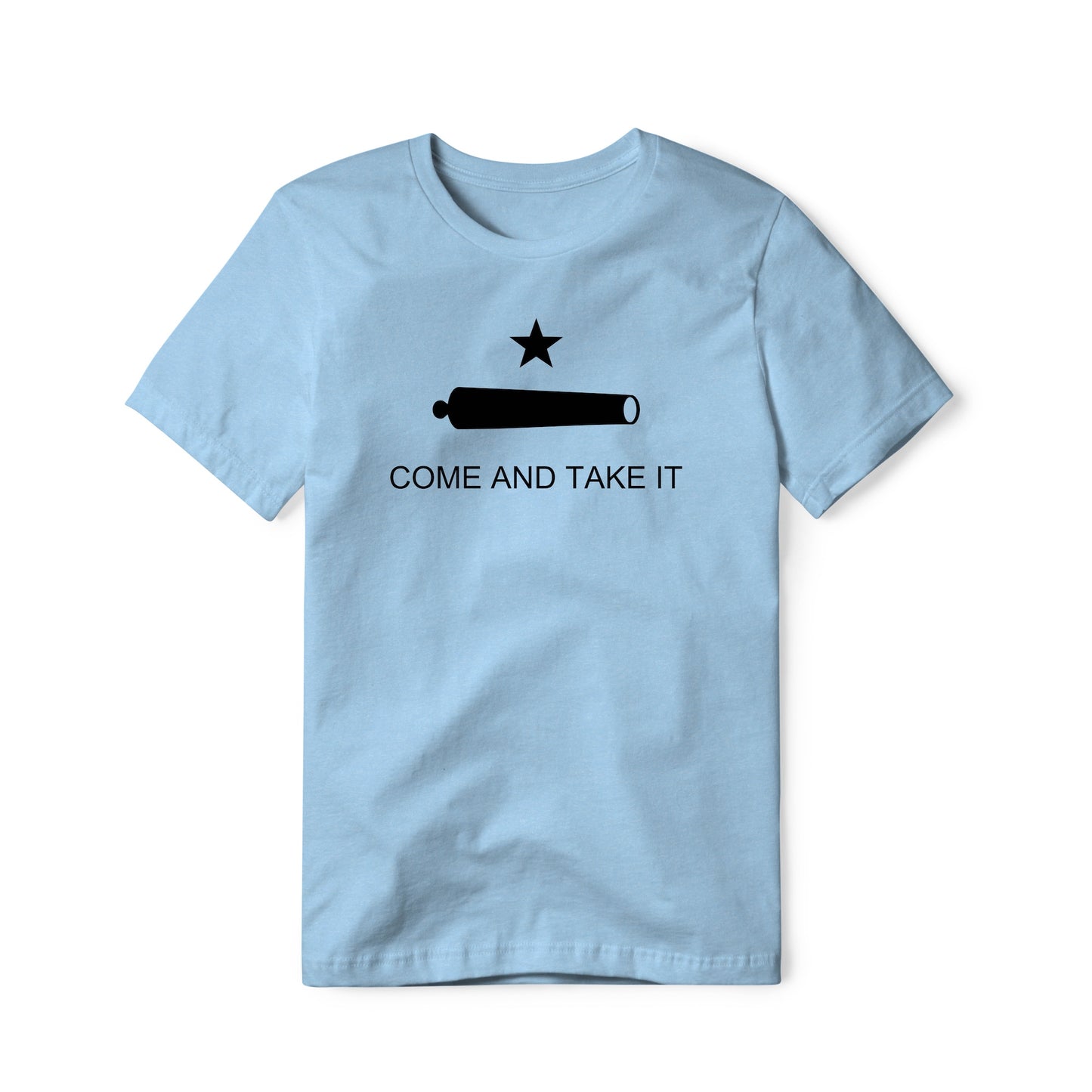 Come And Take It : Cannon (Black), Cotton/Poly Blend Tee