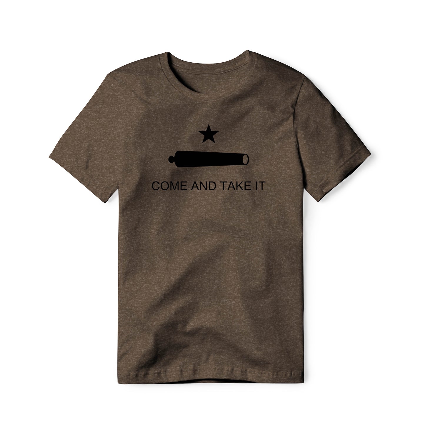 Come And Take It : Cannon (Black), Cotton/Poly Blend Tee