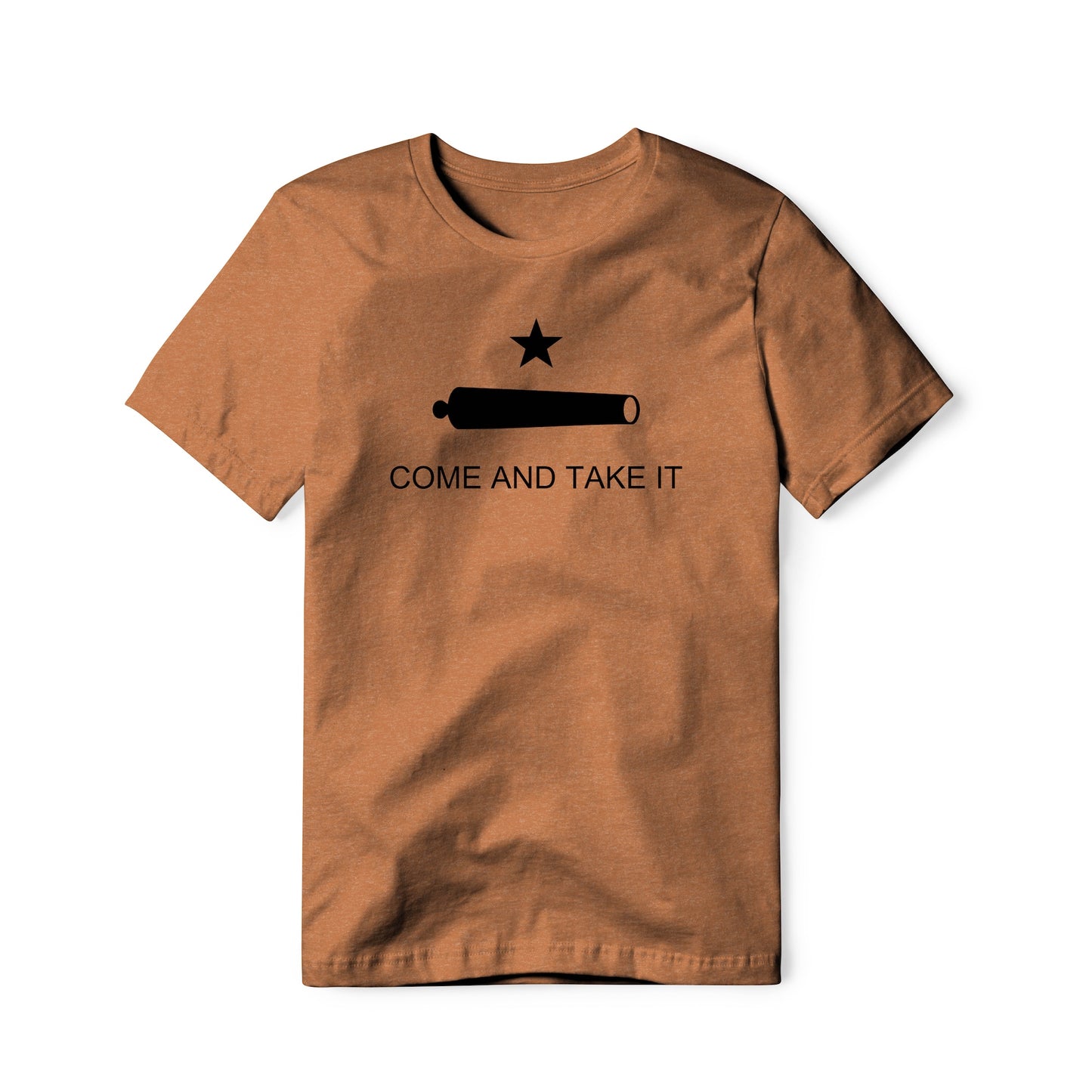 Come And Take It : Cannon (Black), Cotton/Poly Blend Tee
