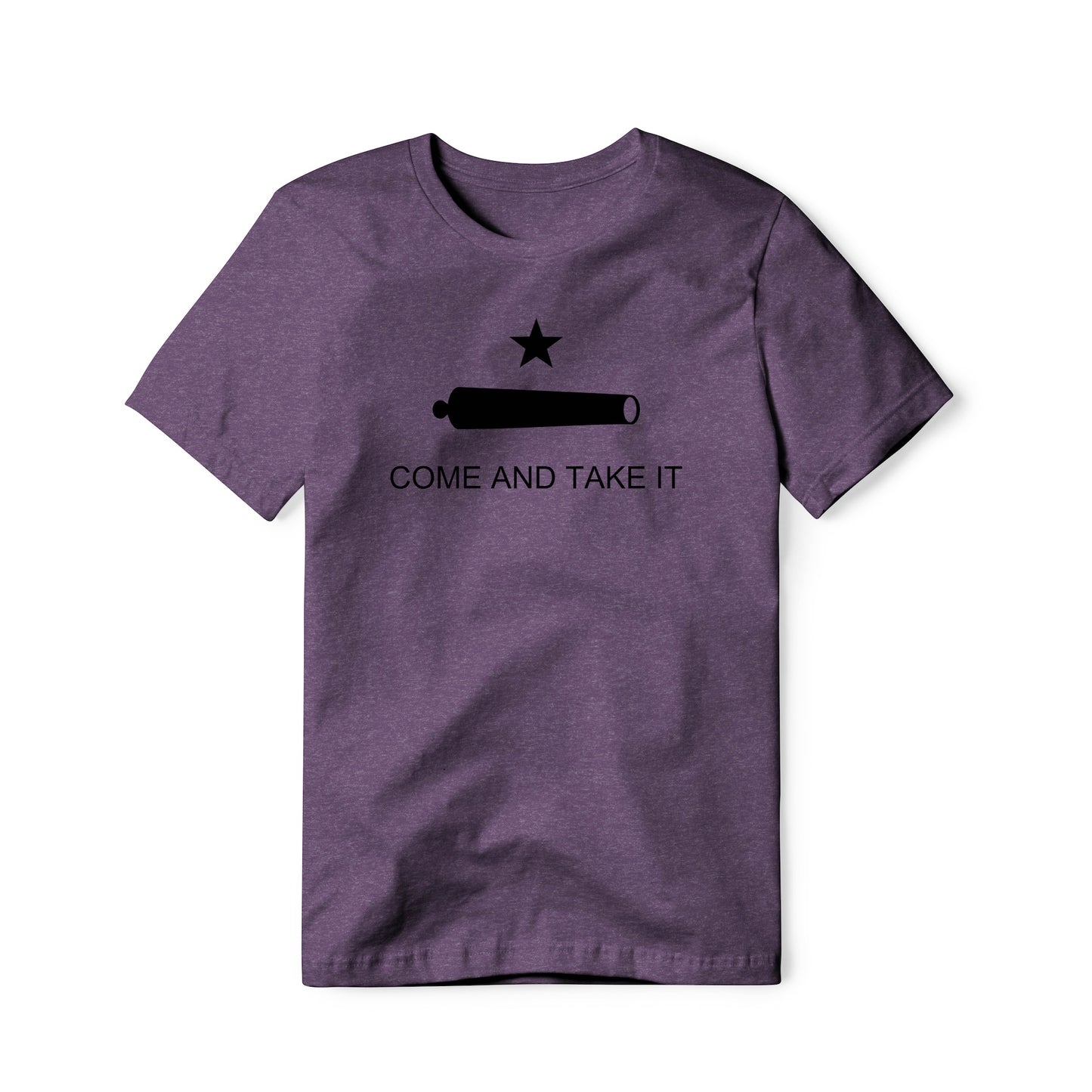 Come And Take It : Cannon (Black), Cotton/Poly Blend Tee