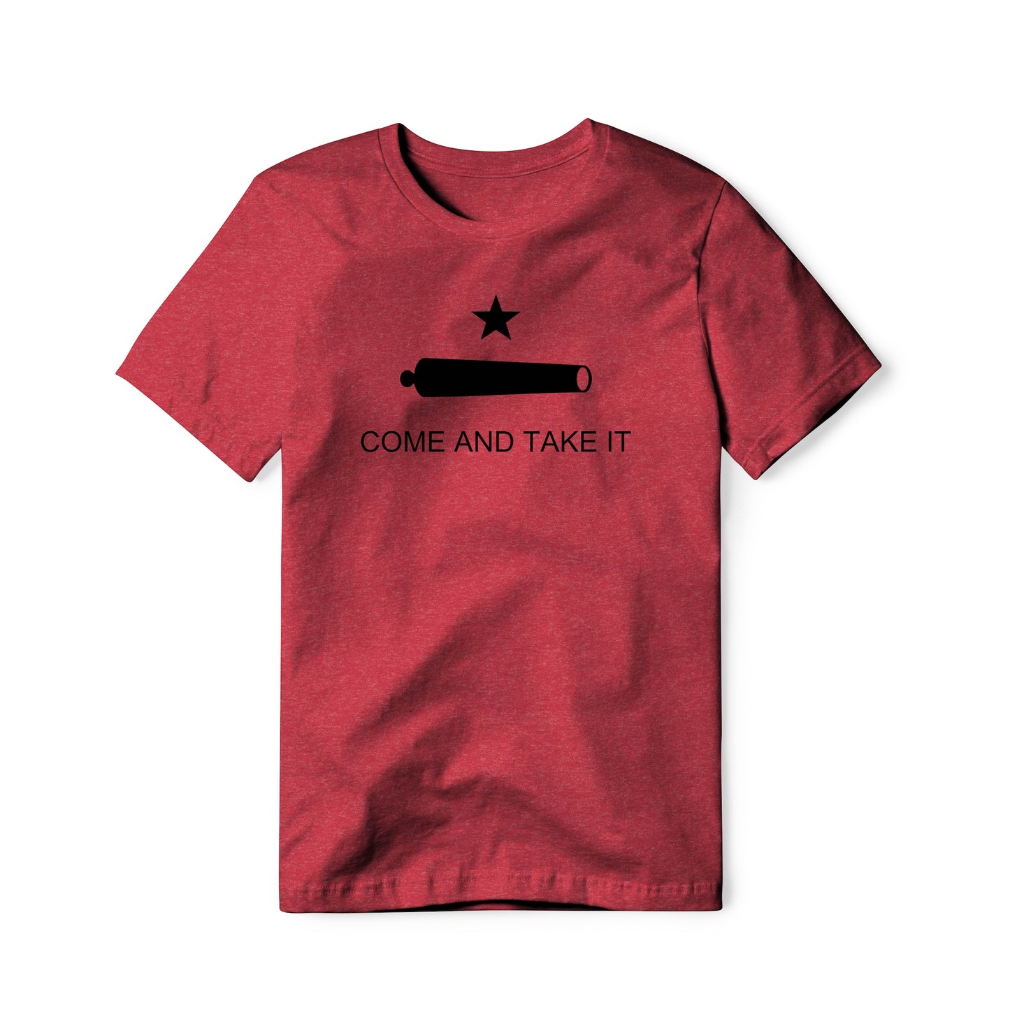 Come And Take It : Cannon (Black), Cotton/Poly Blend Tee