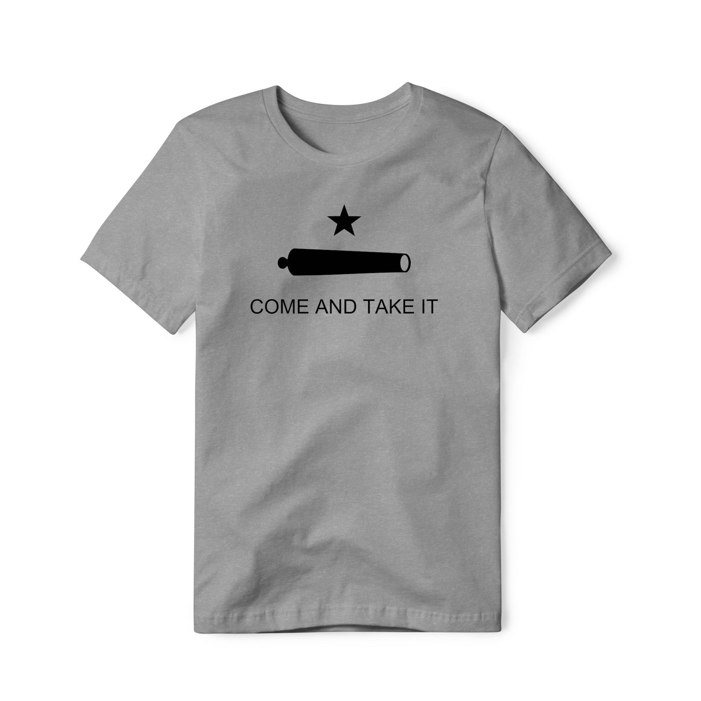 Come And Take It : Cannon (Black), Cotton/Poly Blend Tee