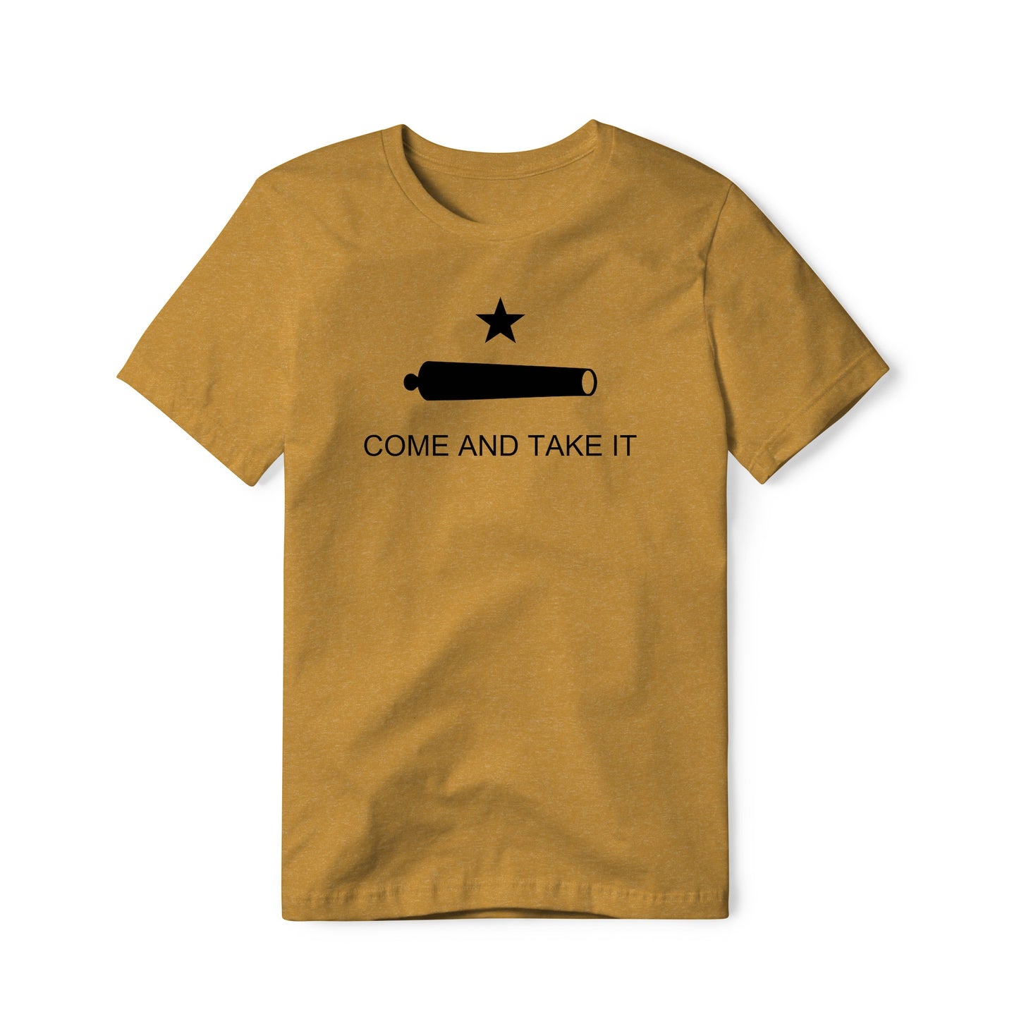 Come And Take It : Cannon (Black), Cotton/Poly Blend Tee