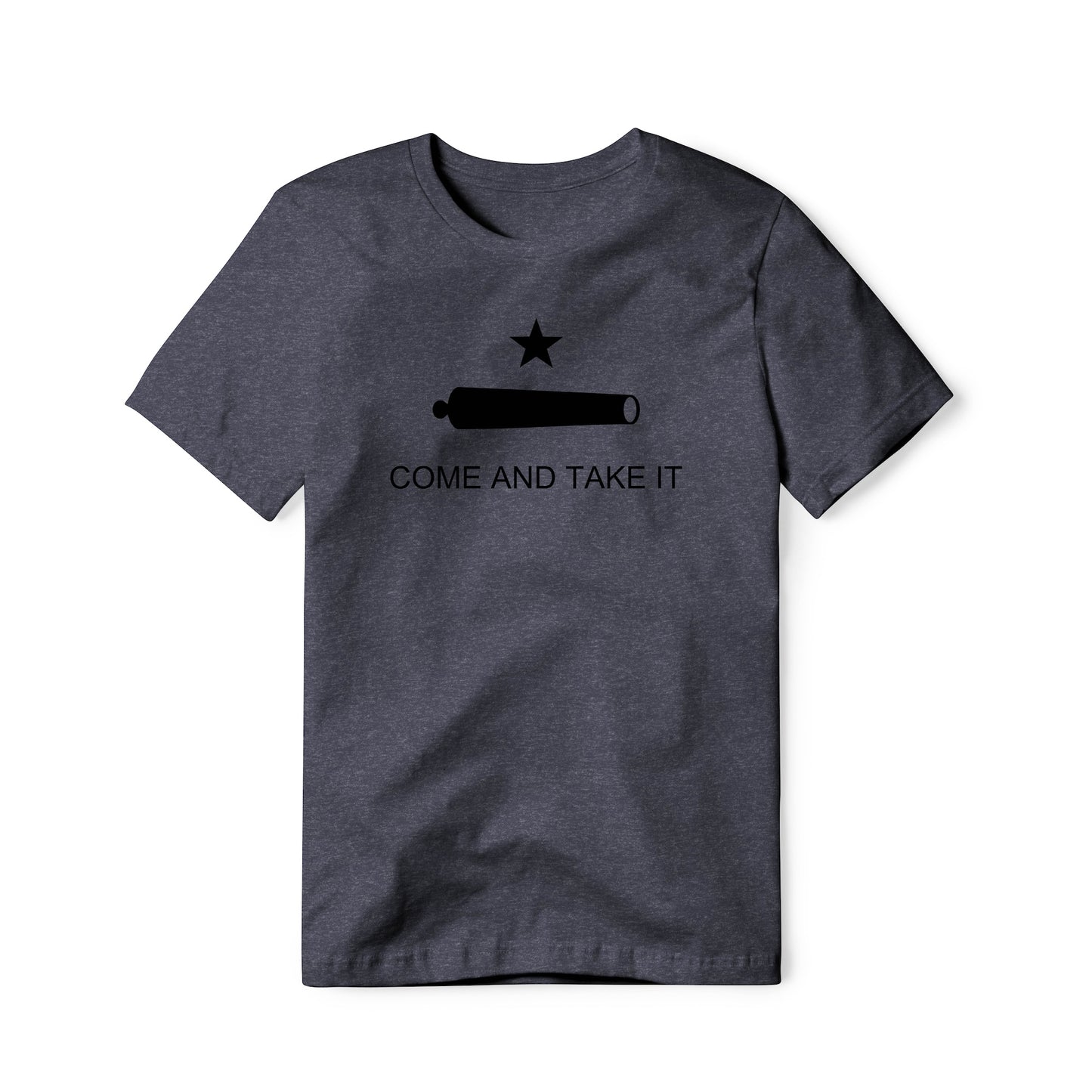 Come And Take It : Cannon (Black), Cotton/Poly Blend Tee