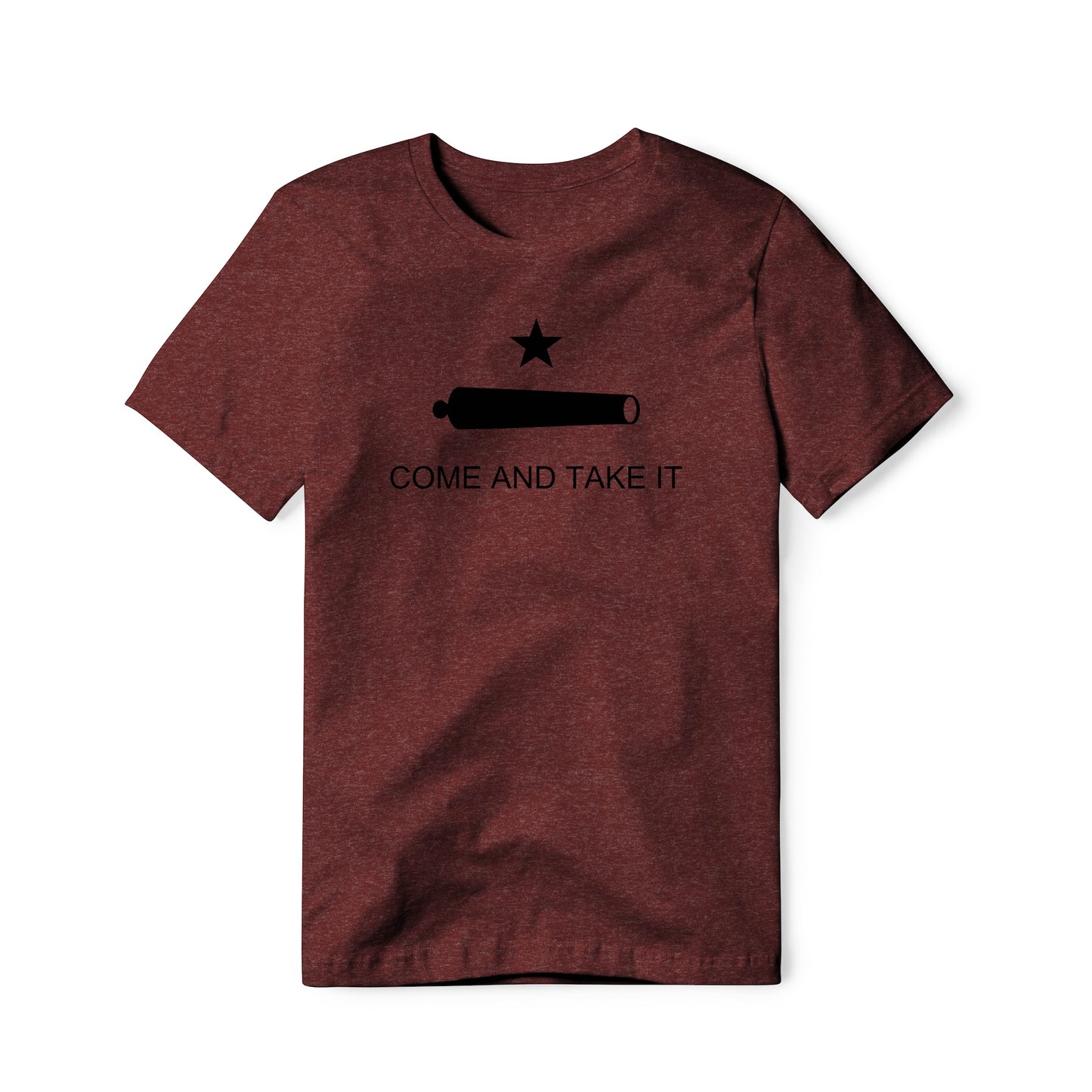 Come And Take It : Cannon (Black), Cotton/Poly Blend Tee