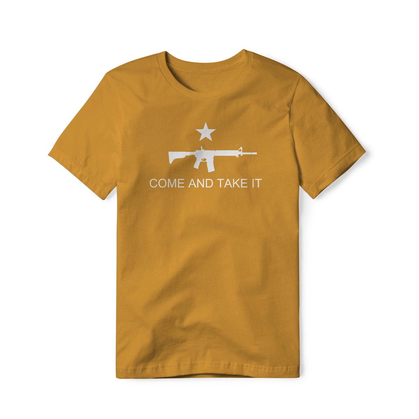 Come And Take It : Rifle (White), Classic Cotton Tee