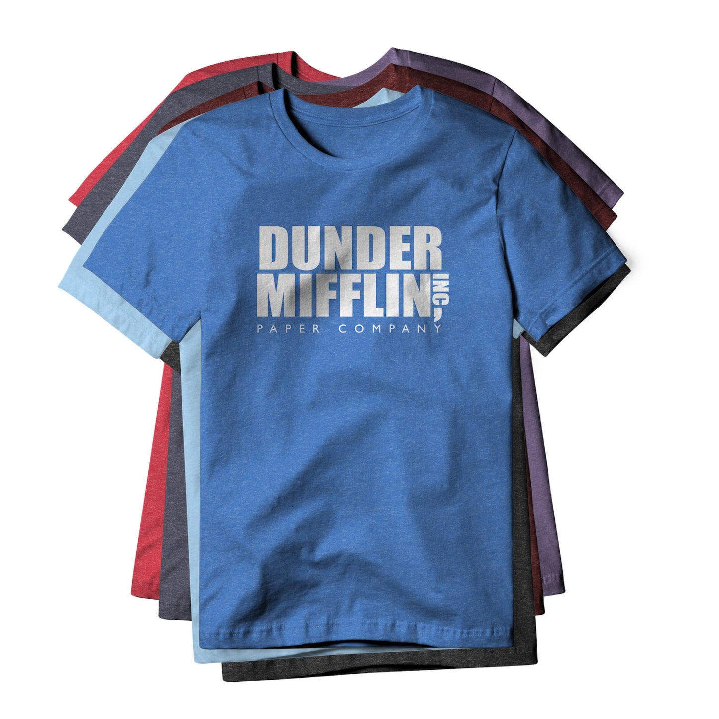 Dunder Mifflin Logo : The Office Show, Cotton/Poly Blend Tee