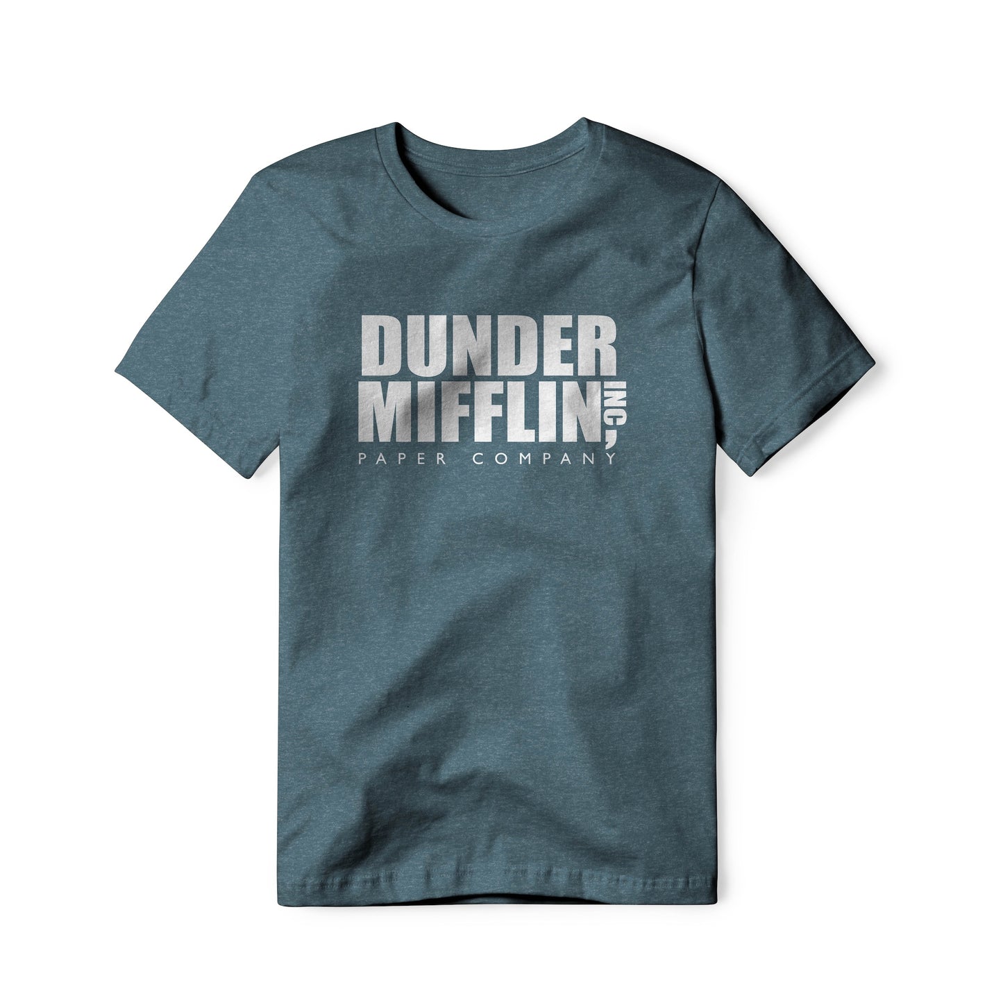 Dunder Mifflin Logo : The Office Show, Cotton/Poly Blend Tee