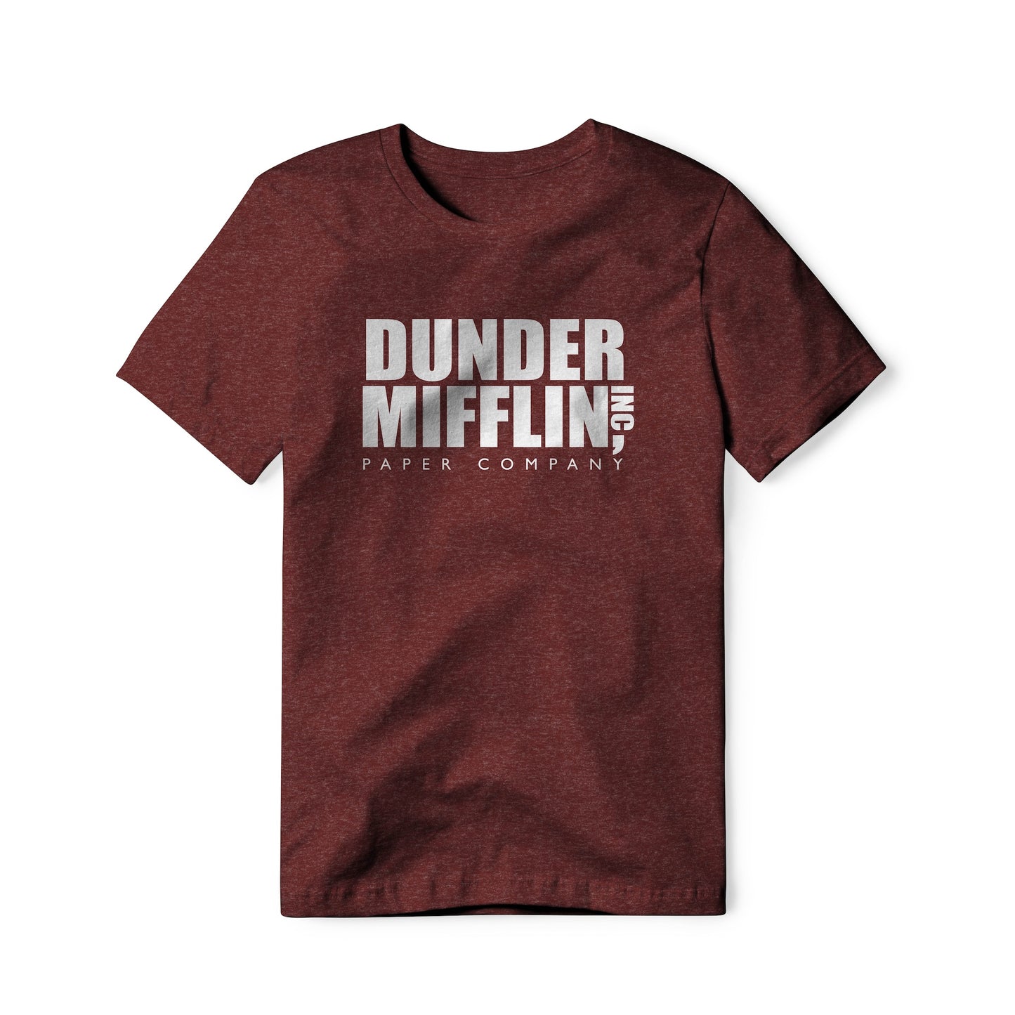 Dunder Mifflin Logo : The Office Show, Cotton/Poly Blend Tee