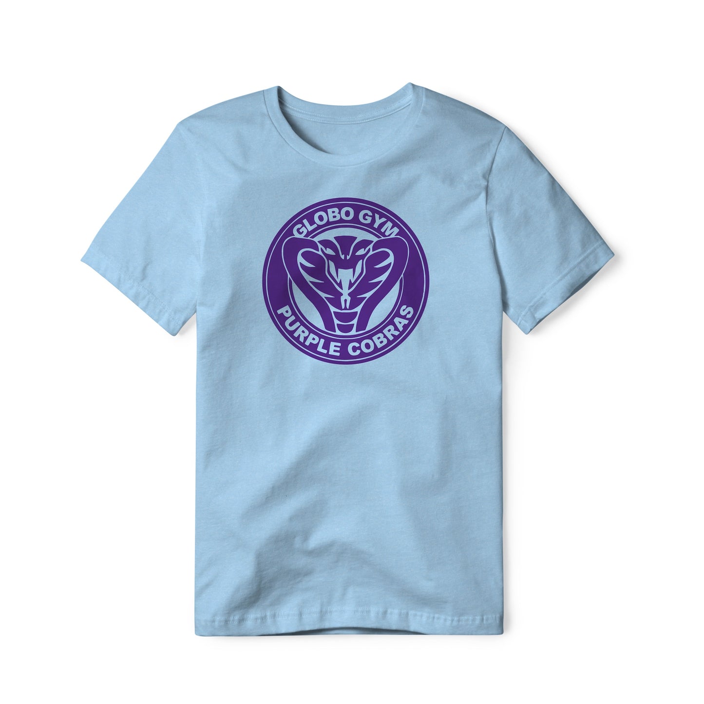 Globo Gym Purple Cobras Logo (Purple) : Dodgeball Movie, Cotton/Poly Blend Tee
