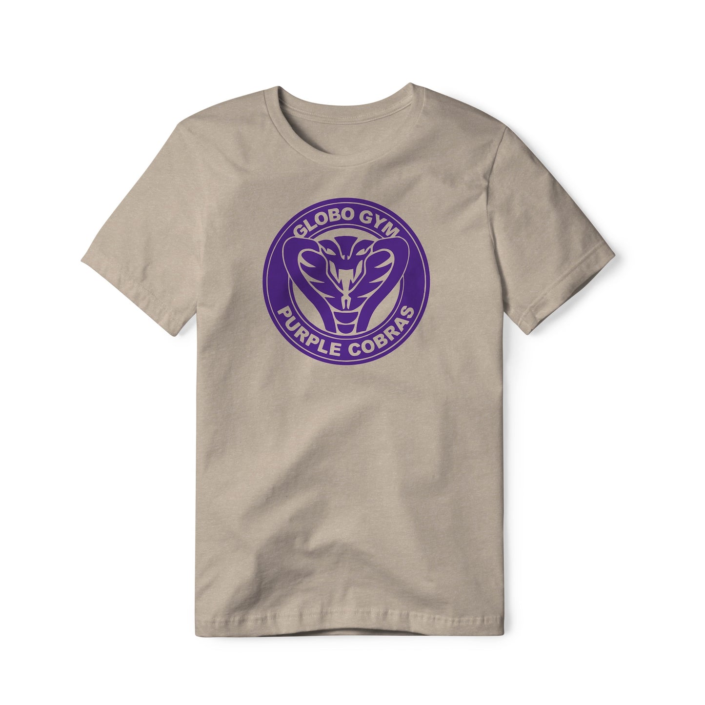 Globo Gym Purple Cobras Logo (Purple) : Dodgeball Movie, Cotton/Poly Blend Tee
