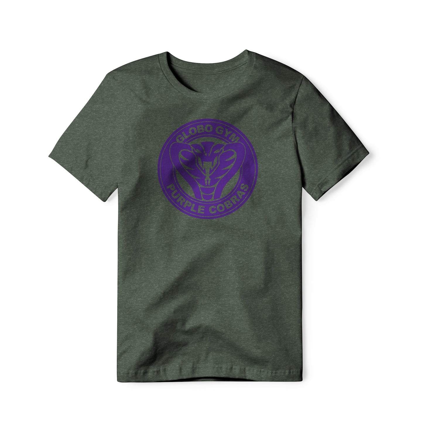 Globo Gym Purple Cobras Logo (Purple) : Dodgeball Movie, Cotton/Poly Blend Tee