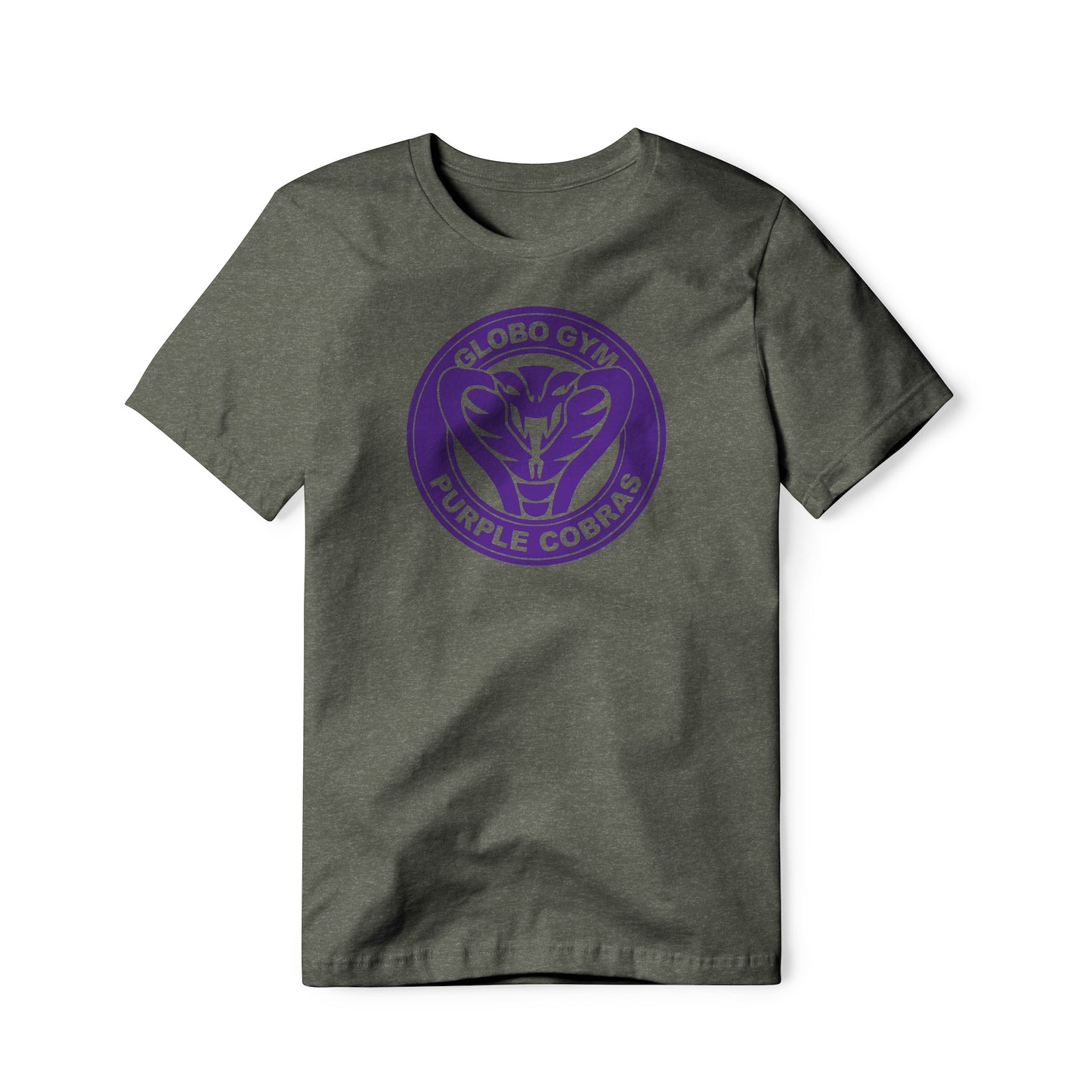 Globo Gym Purple Cobras Logo (Purple) : Dodgeball Movie, Cotton/Poly Blend Tee