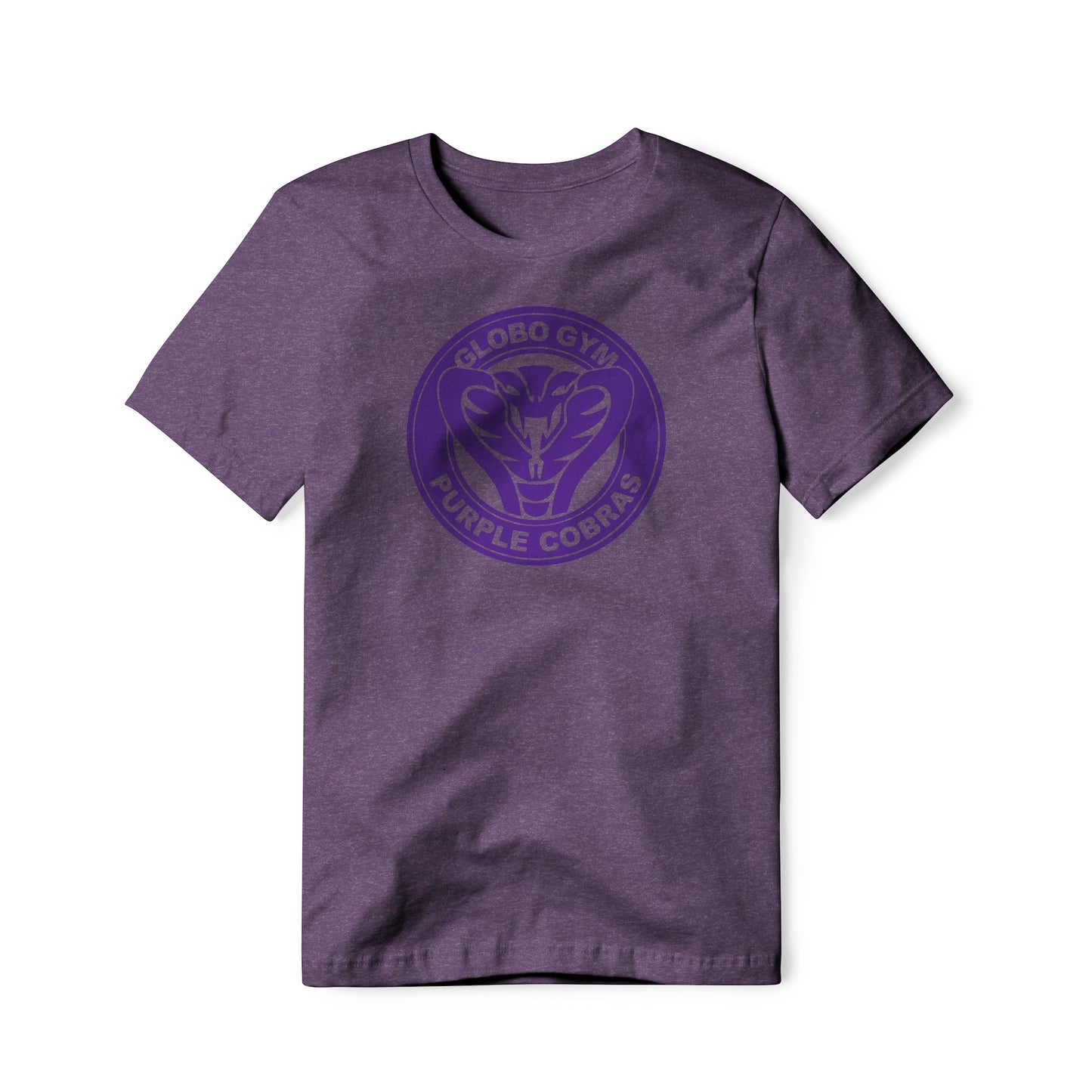 Globo Gym Purple Cobras Logo (Purple) : Dodgeball Movie, Cotton/Poly Blend Tee