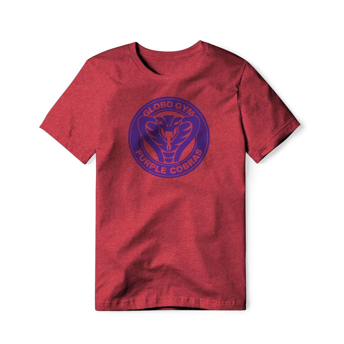 Globo Gym Purple Cobras Logo (Purple) : Dodgeball Movie, Cotton/Poly Blend Tee