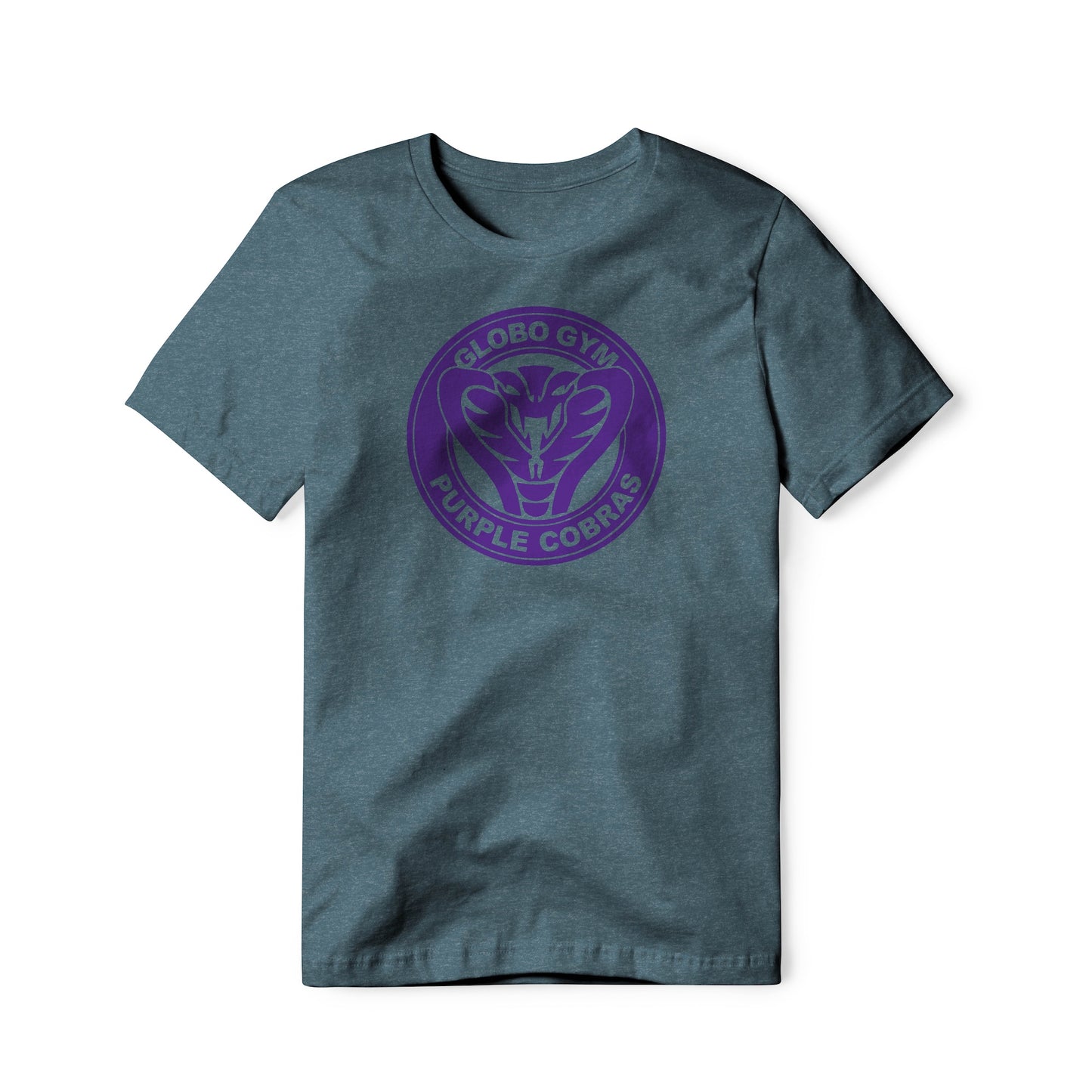 Globo Gym Purple Cobras Logo (Purple) : Dodgeball Movie, Cotton/Poly Blend Tee
