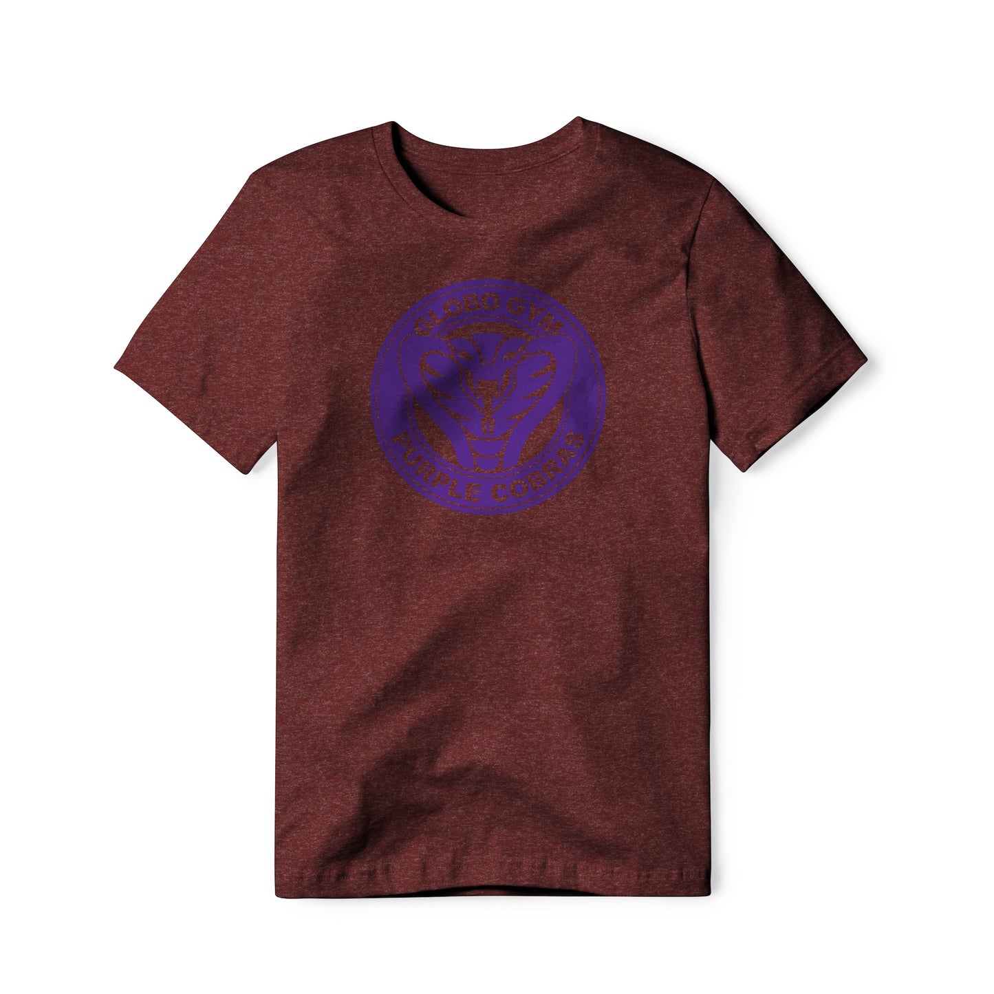 Globo Gym Purple Cobras Logo (Purple) : Dodgeball Movie, Cotton/Poly Blend Tee