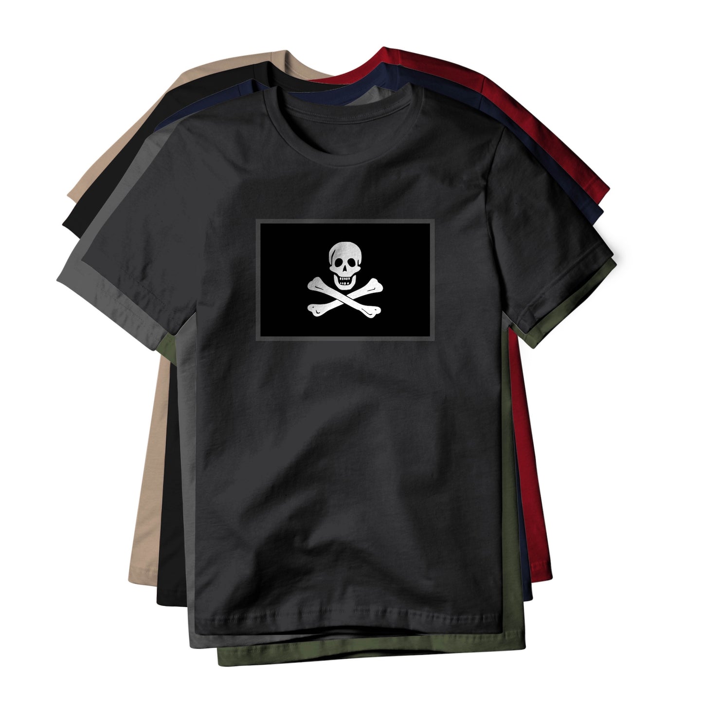 Jolly Roger Pirate Flag (Bones), Classic Cotton Tee