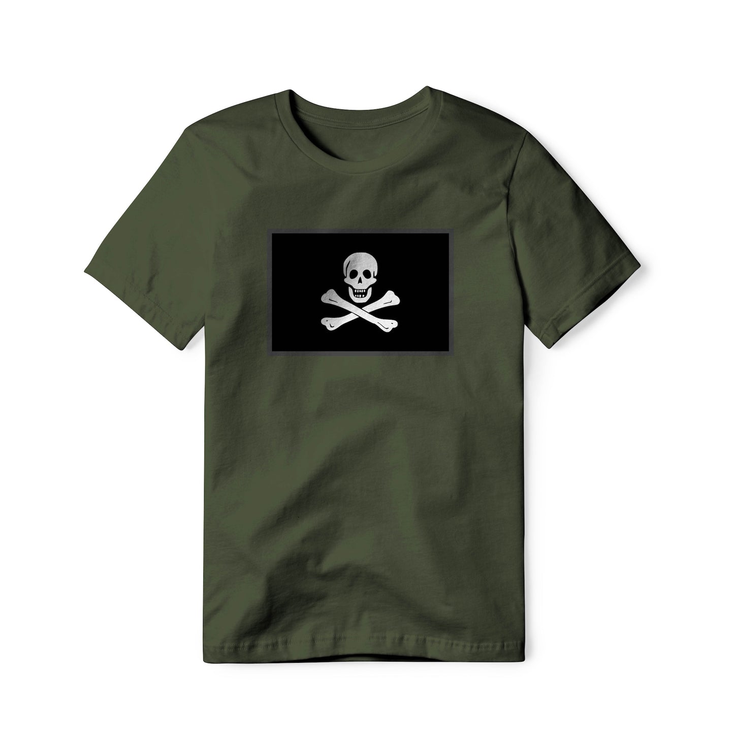 Jolly Roger Pirate Flag (Bones), Classic Cotton Tee
