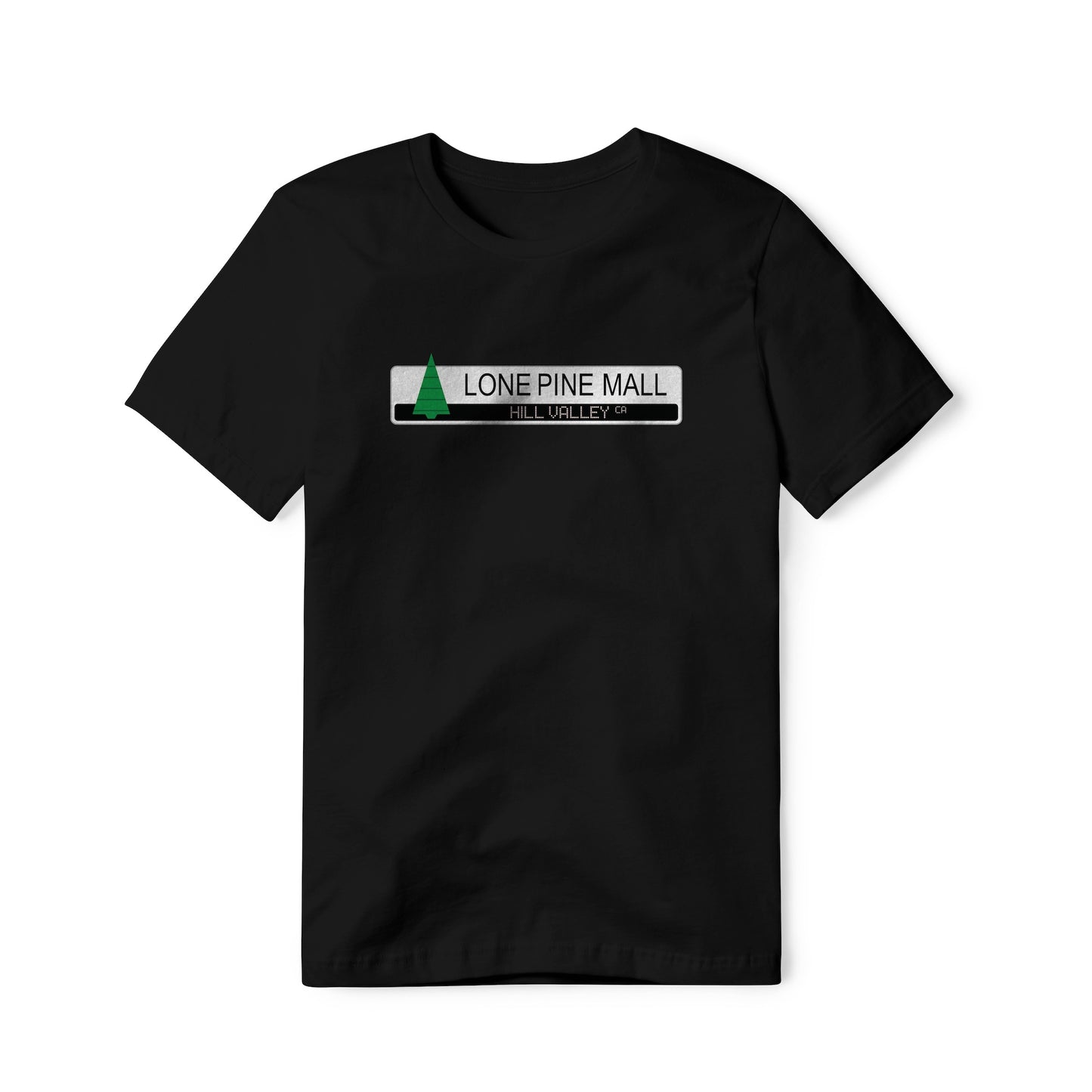 Lone Pine Mall Logo : Back To The Future Movie, Classic Cotton Tee