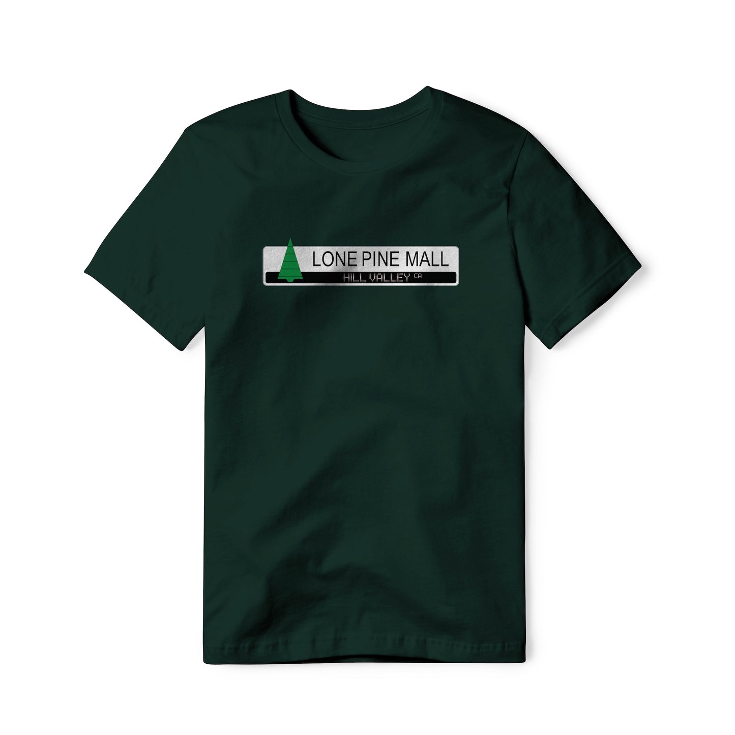 Lone Pine Mall Logo : Back To The Future Movie, Classic Cotton Tee