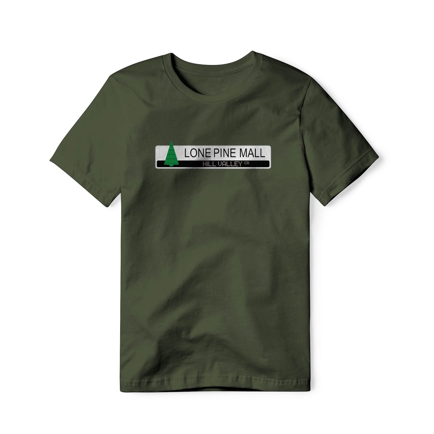 Lone Pine Mall Logo : Back To The Future Movie, Classic Cotton Tee