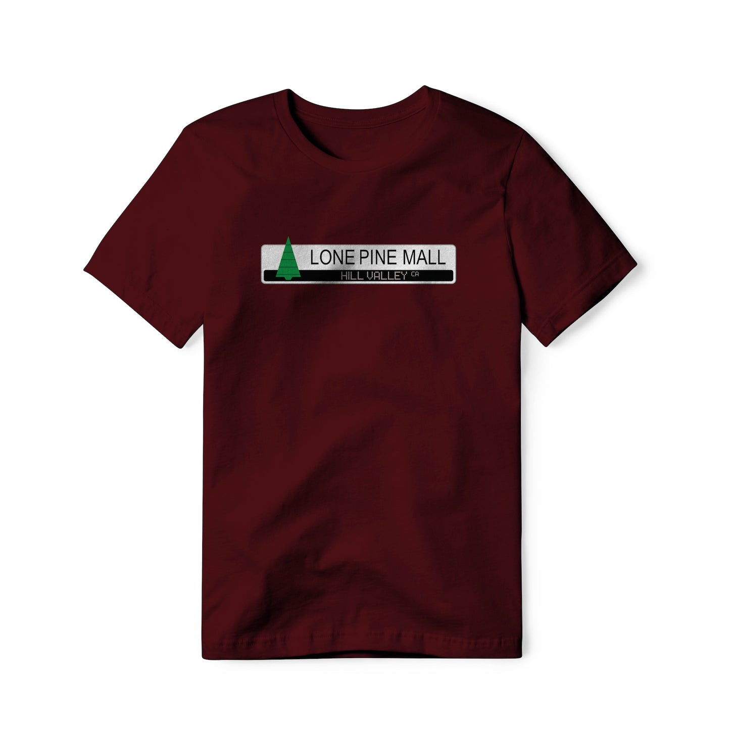 Lone Pine Mall Logo : Back To The Future Movie, Classic Cotton Tee