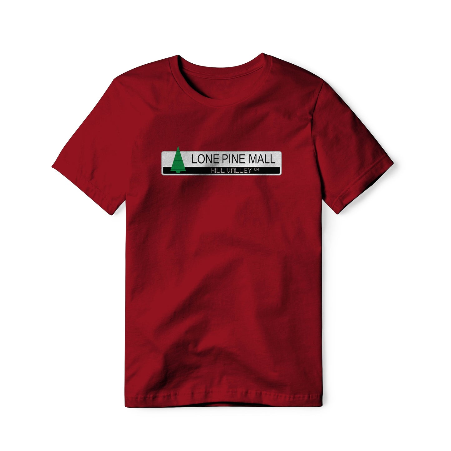 Lone Pine Mall Logo : Back To The Future Movie, Classic Cotton Tee