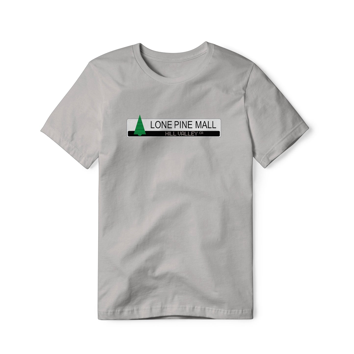 Lone Pine Mall Logo : Back To The Future Movie, Classic Cotton Tee