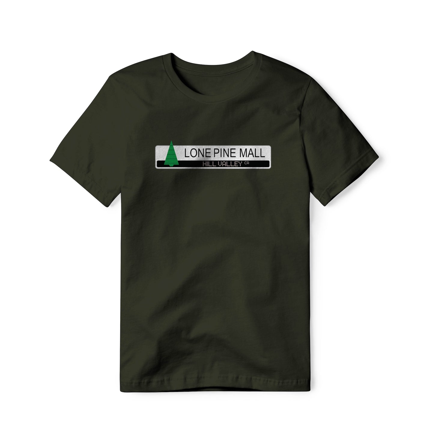 Lone Pine Mall Logo : Back To The Future Movie, Classic Cotton Tee