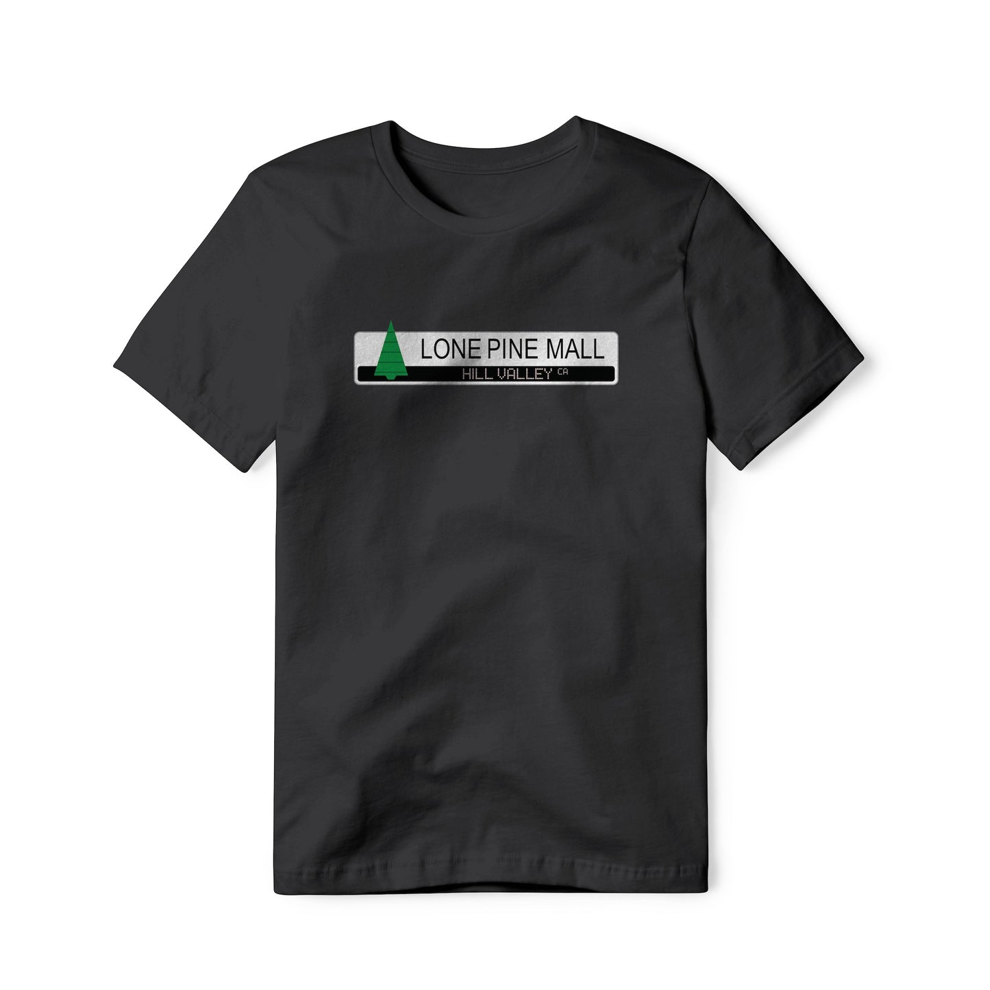 Lone Pine Mall Logo : Back To The Future Movie, Classic Cotton Tee