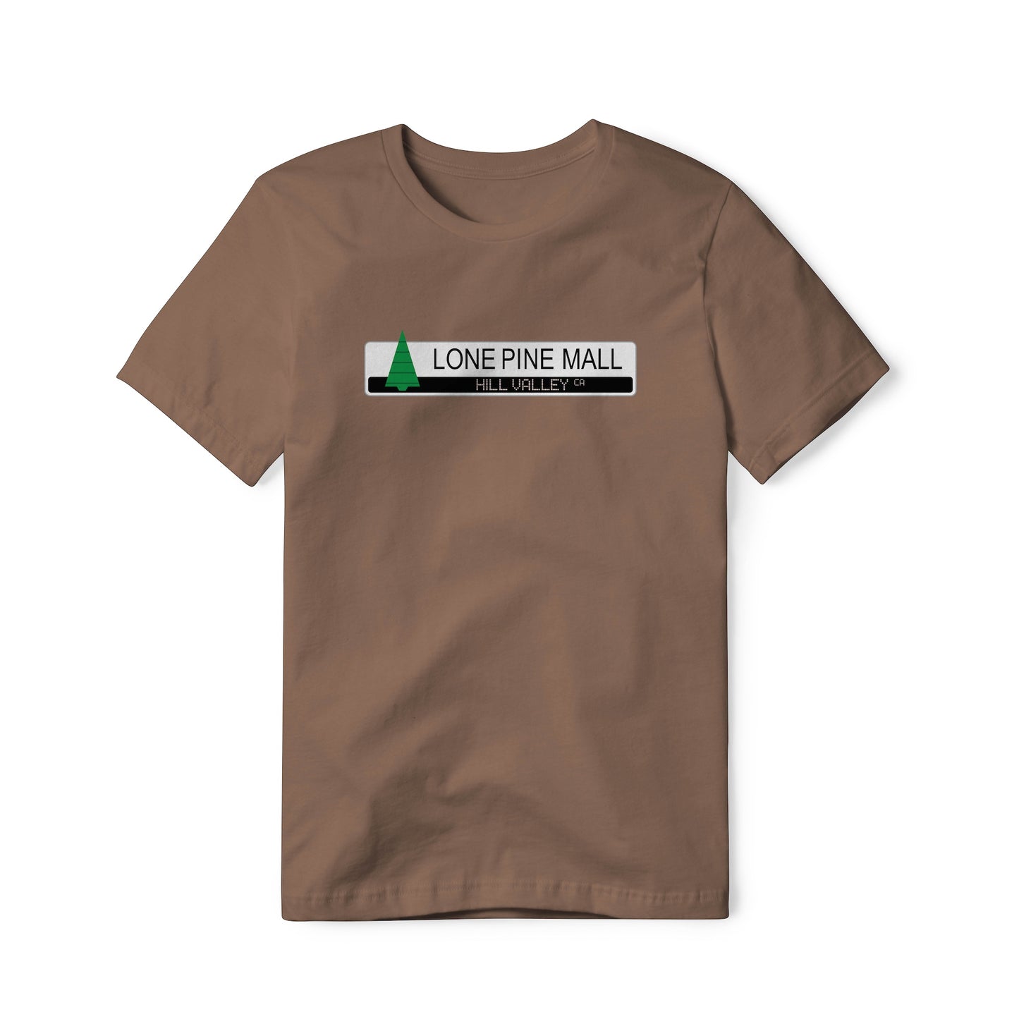 Lone Pine Mall Logo : Back To The Future Movie, Classic Cotton Tee