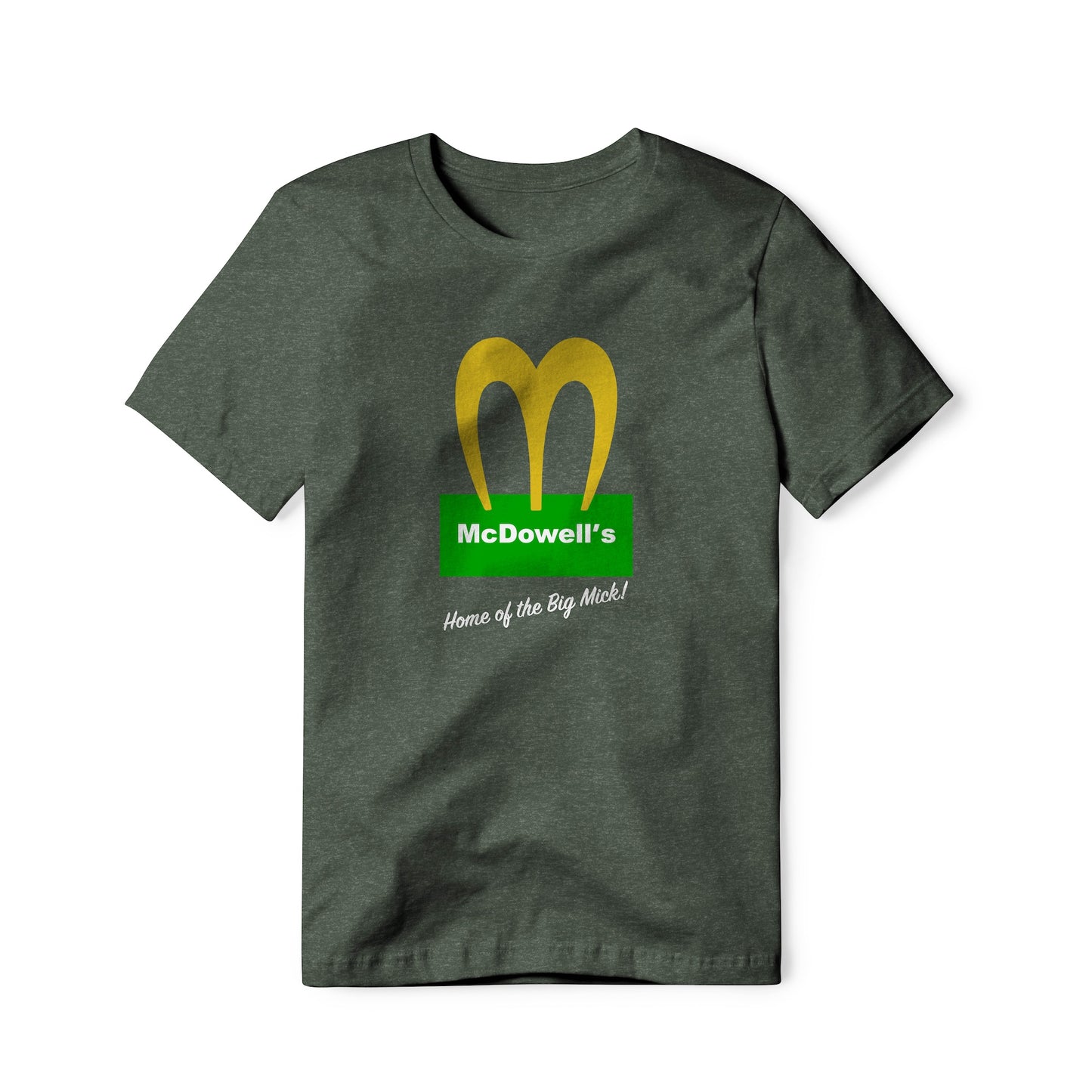 McDowell's Logo (Green) : Coming To America Movie, Cotton/Poly Blend Tee