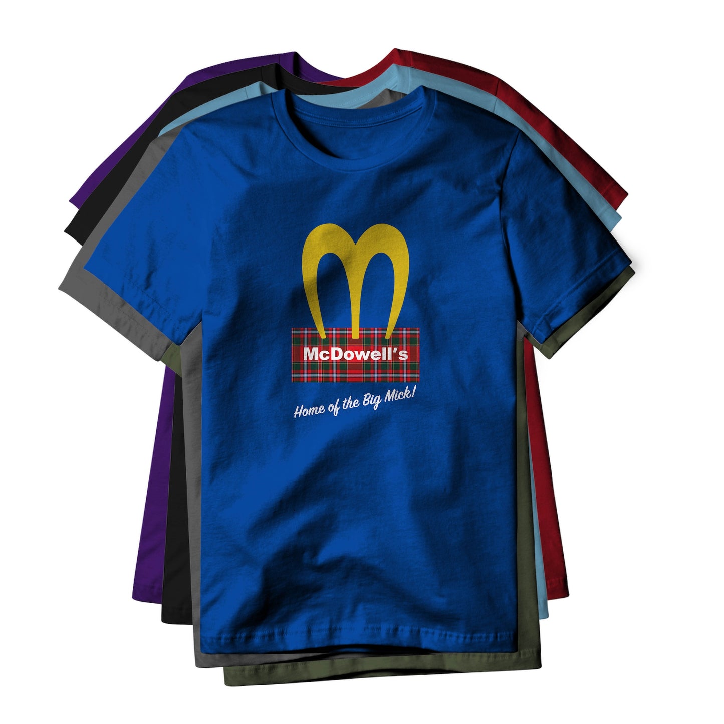 McDowell's Logo (Plaid) : Coming To America Movie, Classic Cotton Tee