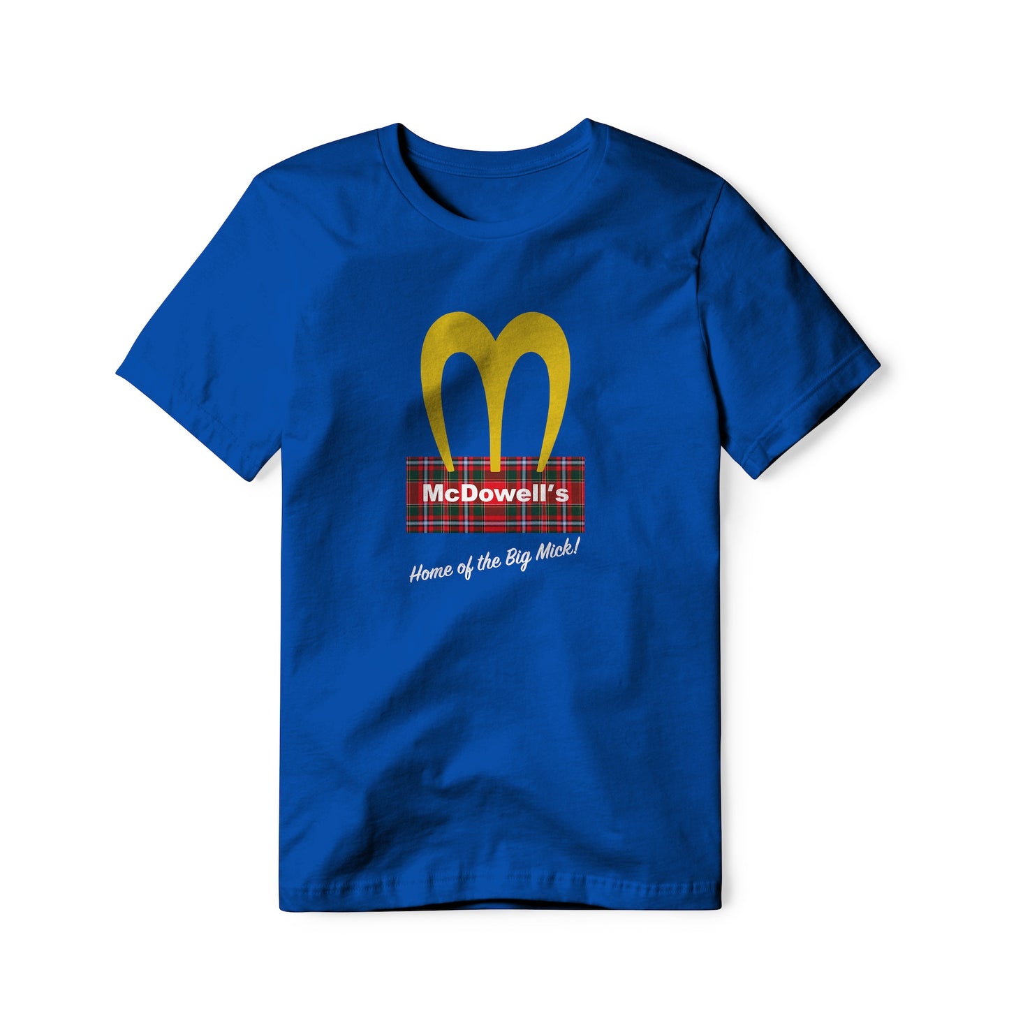 McDowell's Logo (Plaid) : Coming To America Movie, Classic Cotton Tee