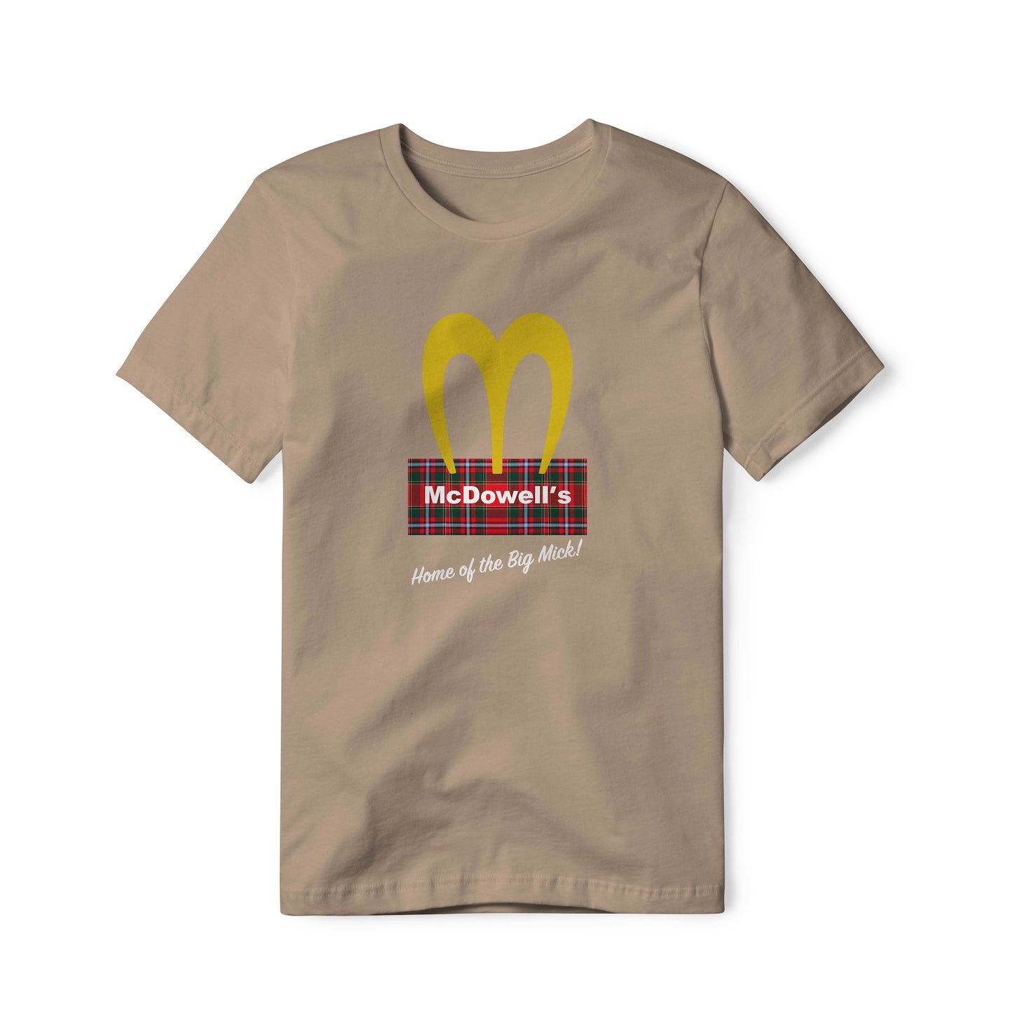 McDowell's Logo (Plaid) : Coming To America Movie, Classic Cotton Tee