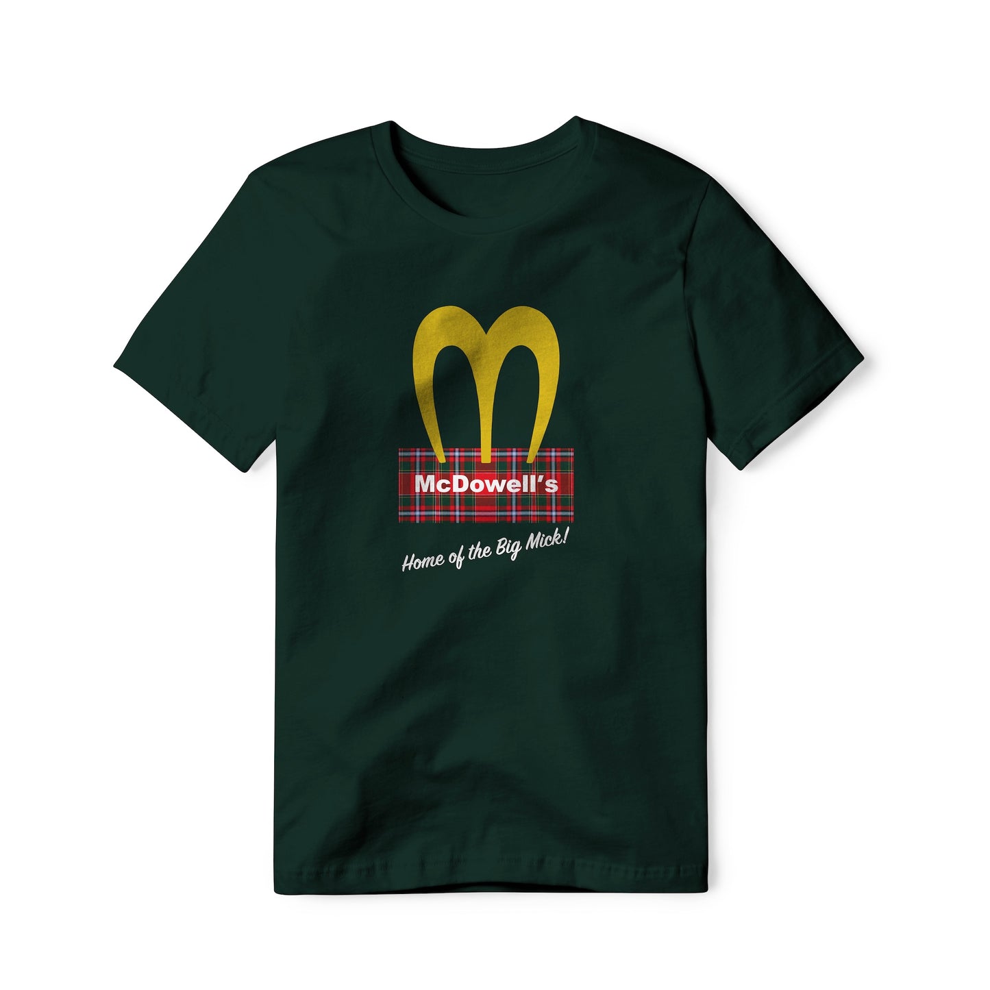 McDowell's Logo (Plaid) : Coming To America Movie, Classic Cotton Tee