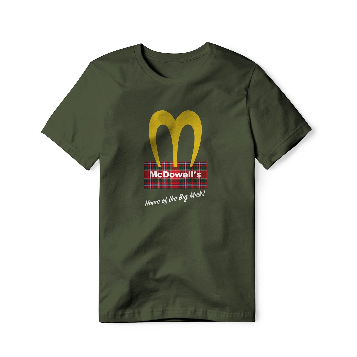 McDowell's Logo (Plaid) : Coming To America Movie, Classic Cotton Tee