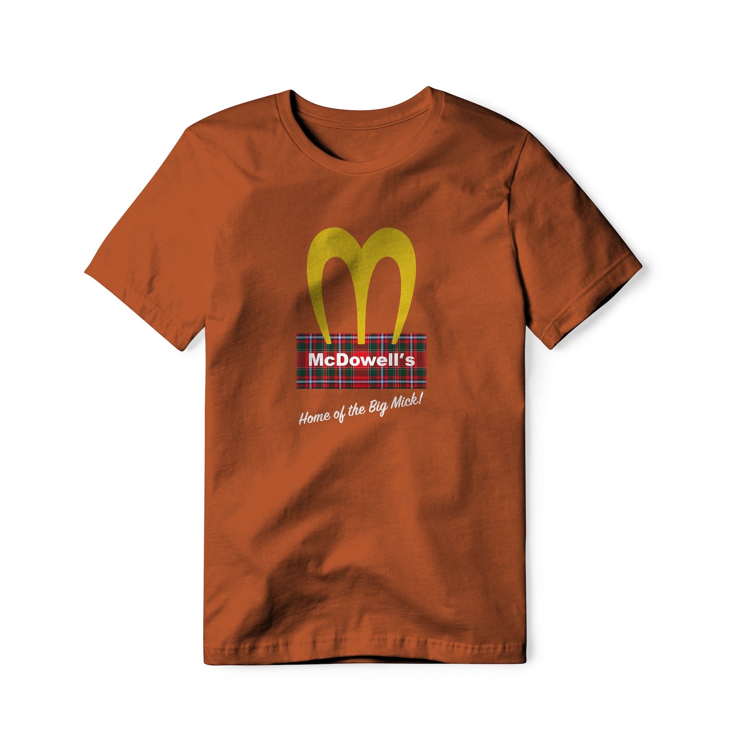 McDowell's Logo (Plaid) : Coming To America Movie, Classic Cotton Tee
