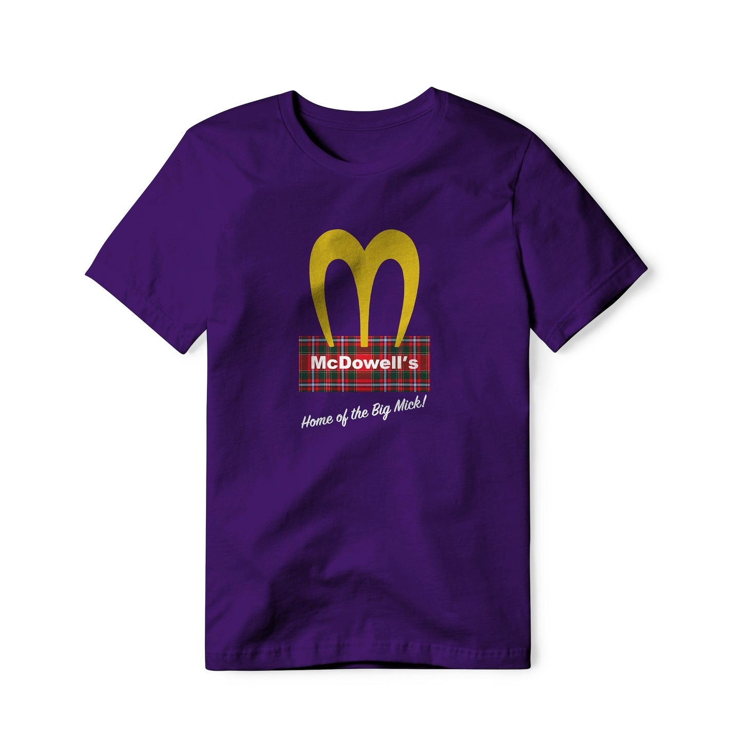 McDowell's Logo (Plaid) : Coming To America Movie, Classic Cotton Tee