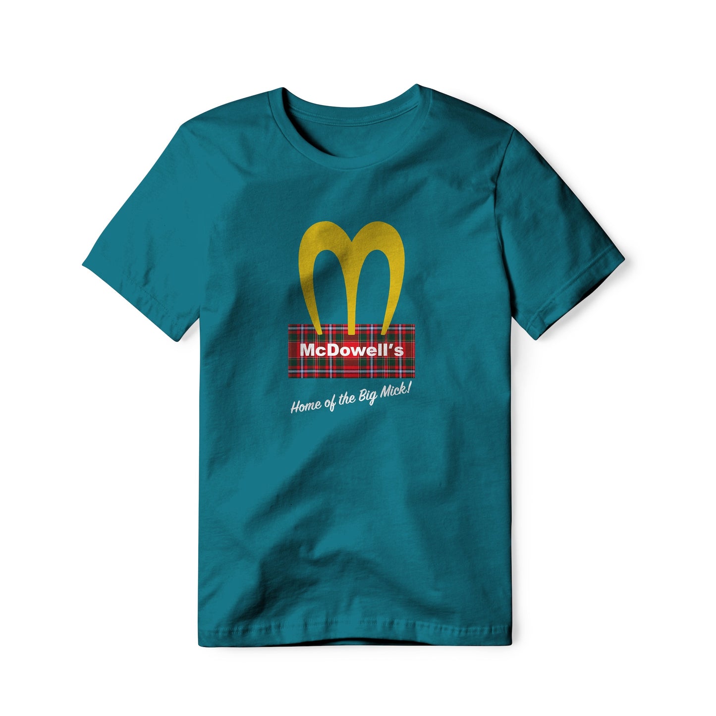 McDowell's Logo (Plaid) : Coming To America Movie, Classic Cotton Tee
